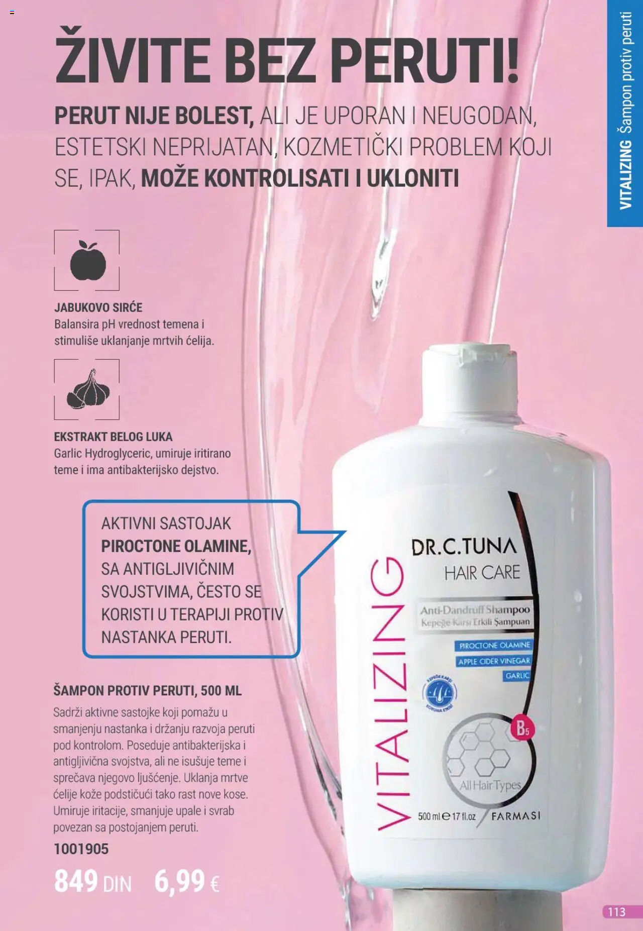 Farmasi katalog - važi od 01.08.2025 | Strana: 113 | Proizvode: Cider, Šampon, Sirće