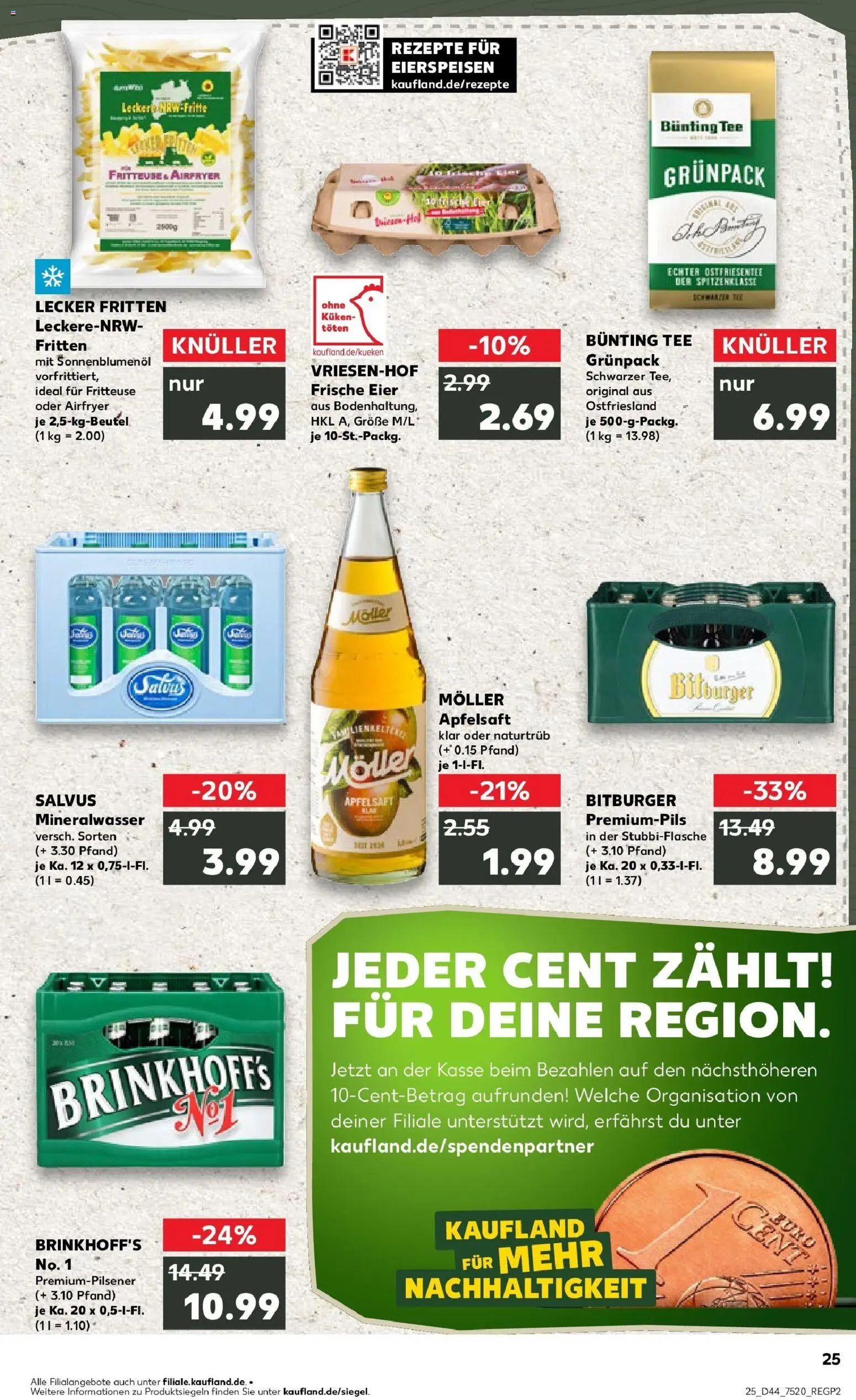 Kaufland prospekt Borken	 – gültig ab 30.10.2025 | Seite: 25 | Produkte: Bitburger, Apfelsaft, Apple, Fritteuse