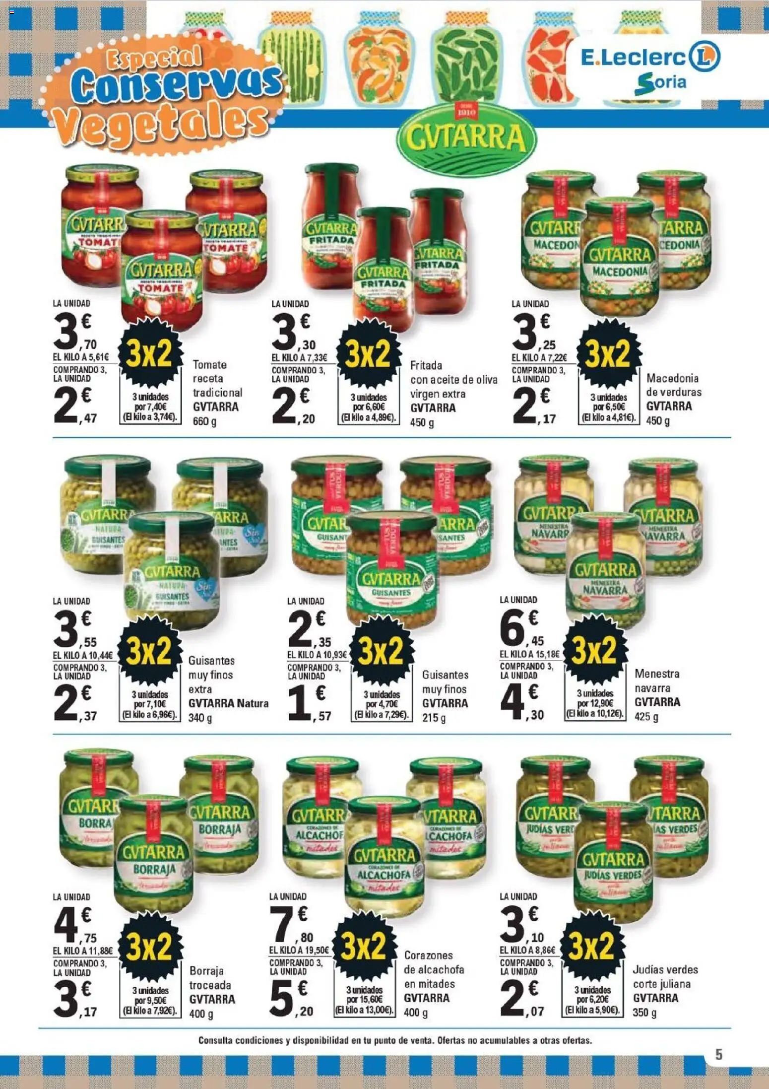 E.Leclerc - Especial Conservas Vegetales │ válido desde el 18.02.2026 | Página: 5 | Productos: Aceite, Aceite de oliva