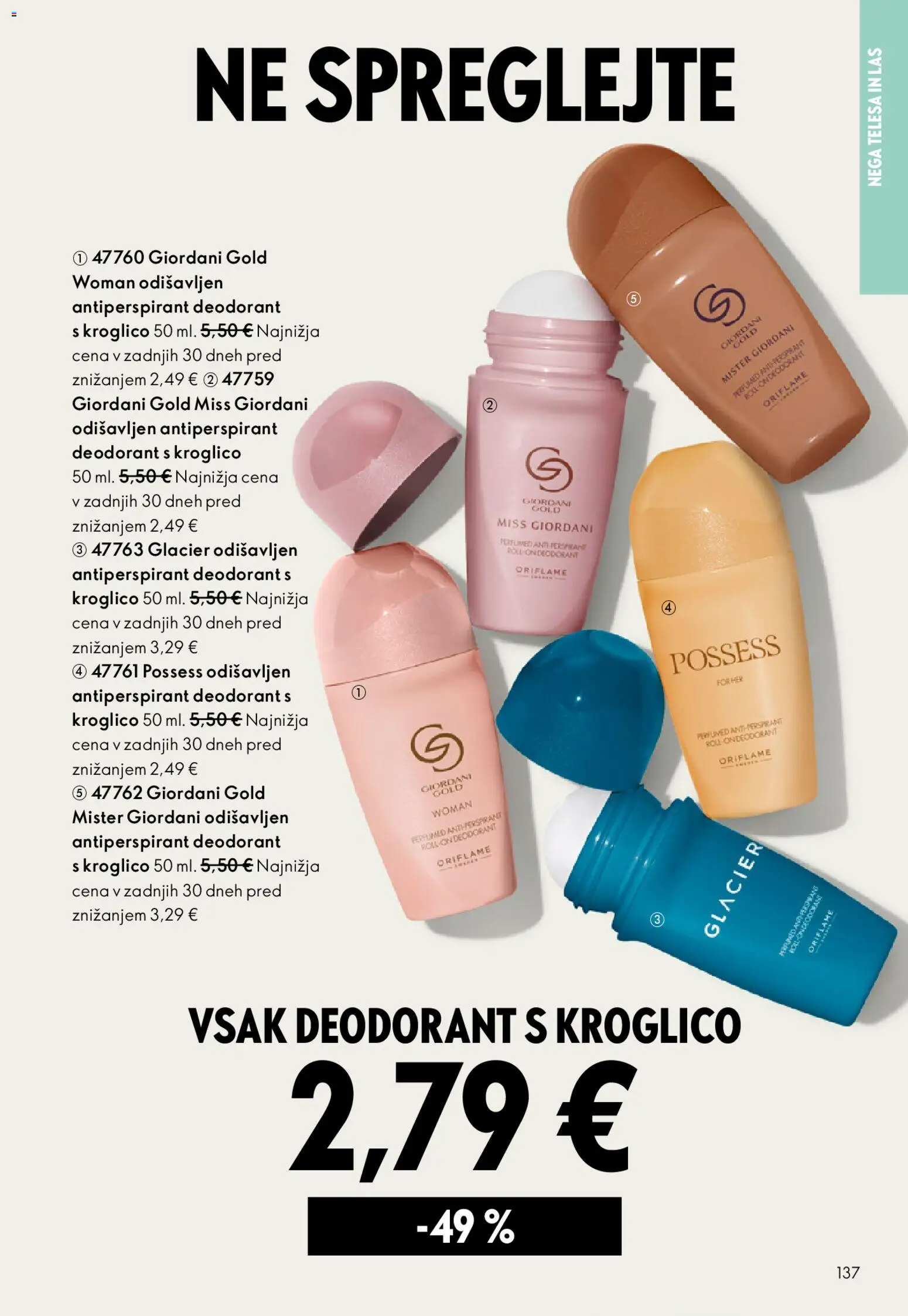 Novi Oriflame katalog ponudbe – veljaven od 01.04.2026 | Stran: 137