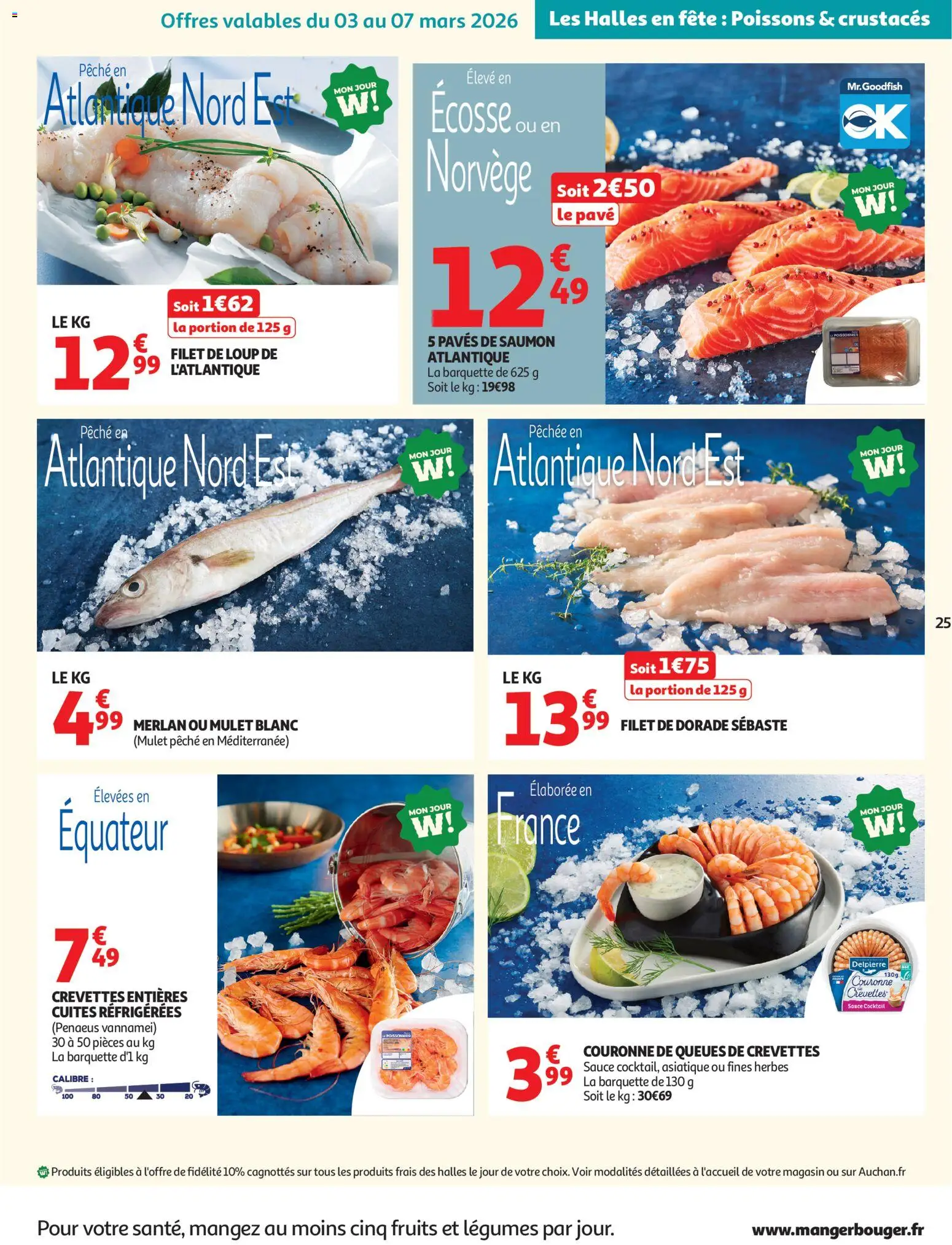 {H1} | Page: 25 | Produits: Pêche, Crevettes, Saumon