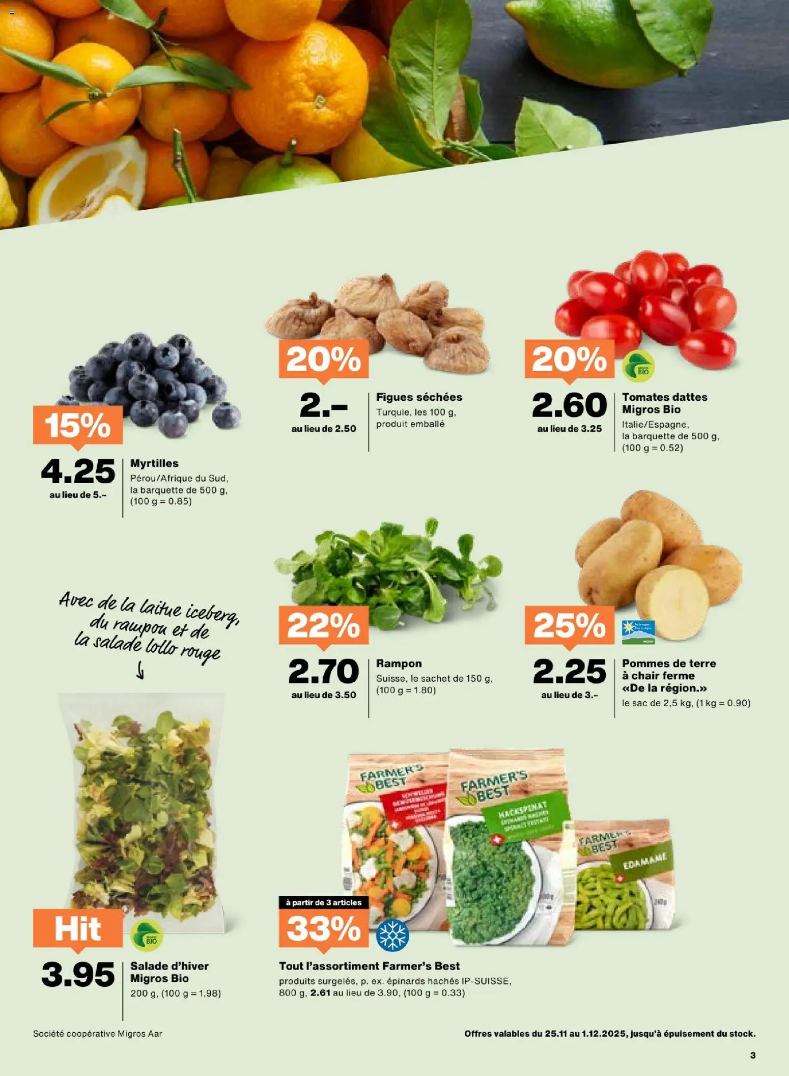 Migros Aktionen FR – gültig ab 25.11.2025 | Seite: 3 | Produkte: Rouge
