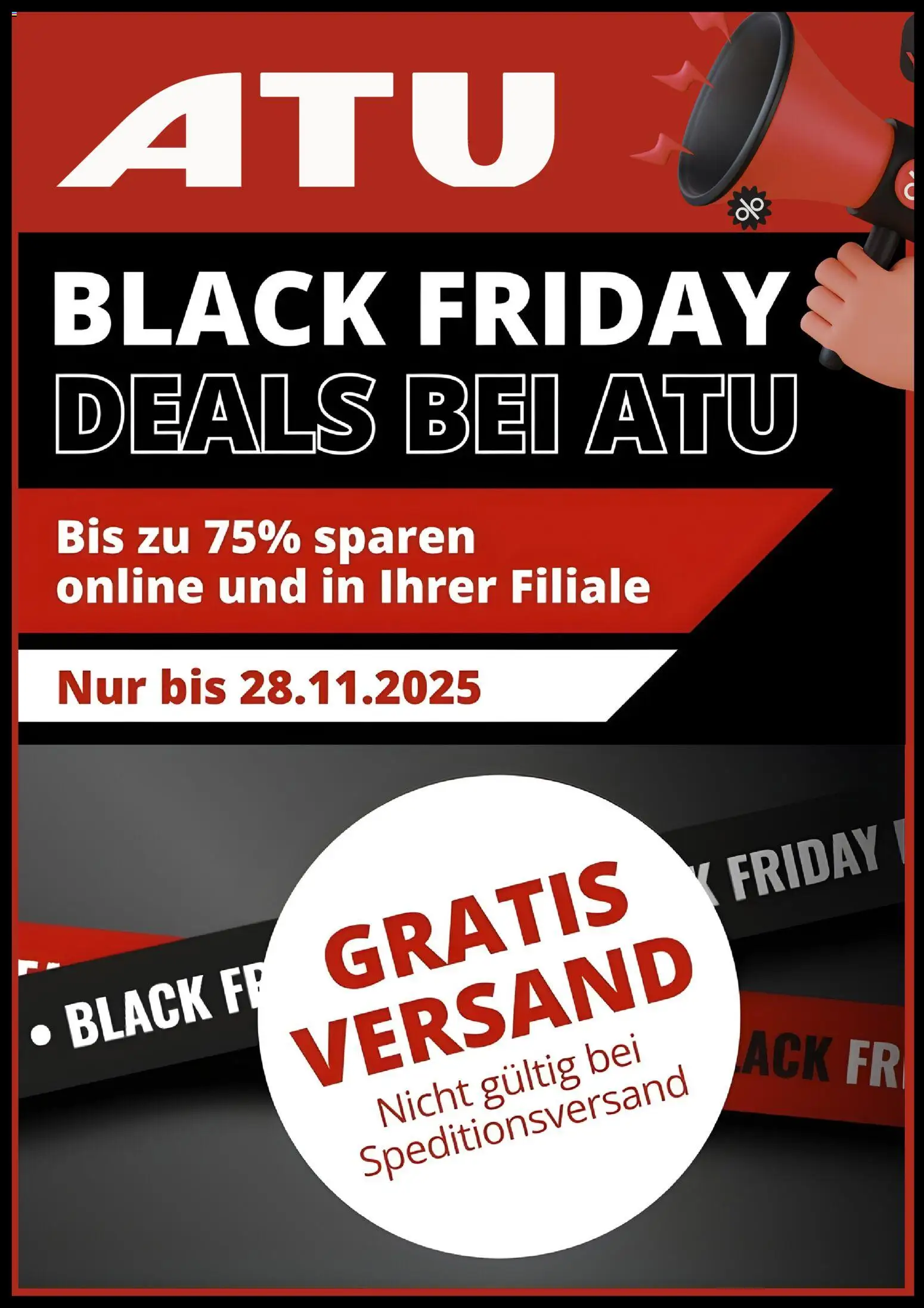 ATU - Black Friday – gültig ab 20.11.2025 | Seite: 1