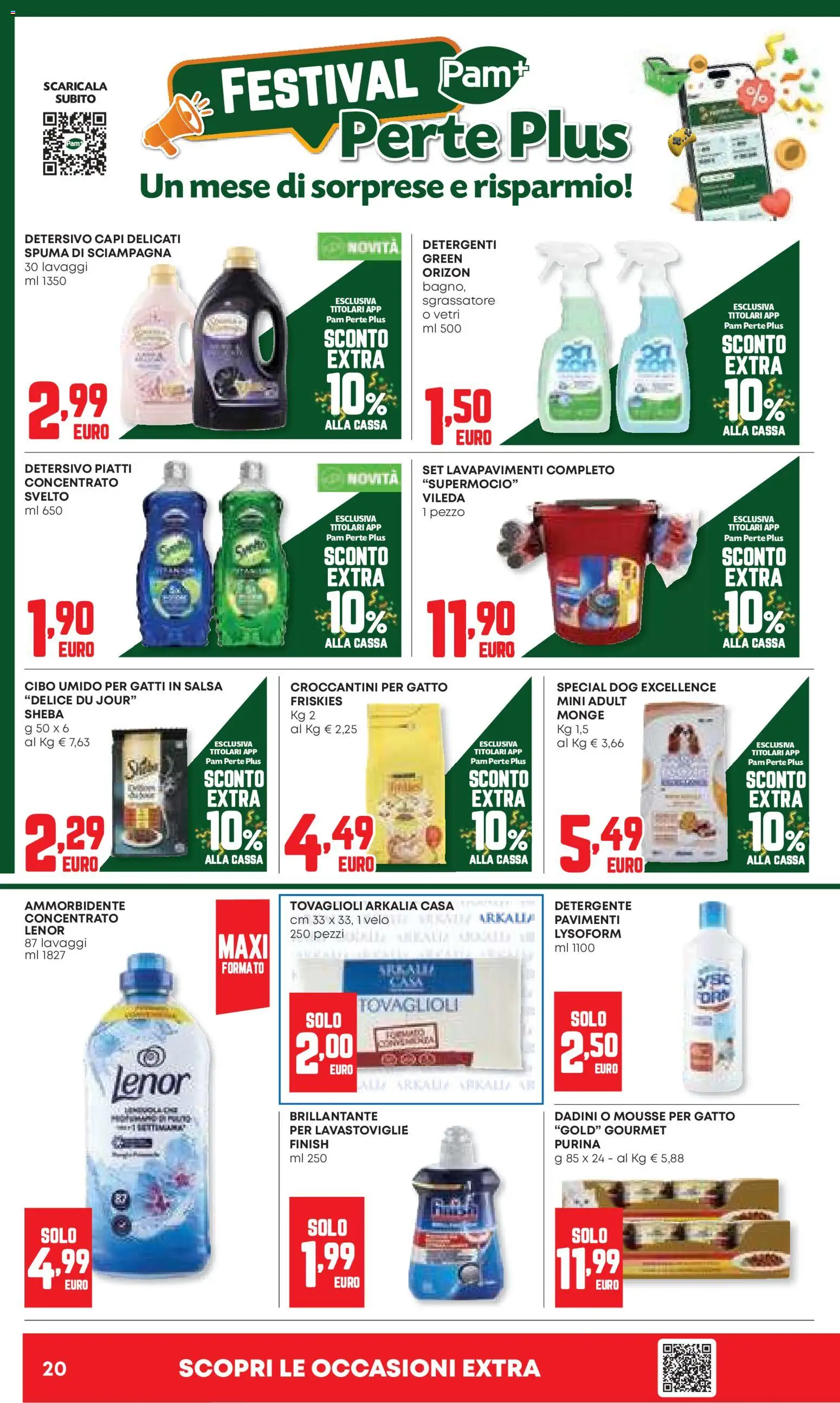 Volantino Panorama del 06.11.2025 | Pagina: 20 | Prodotti: Ammorbidente, Sgrassatore, Salsa, Lavastoviglie