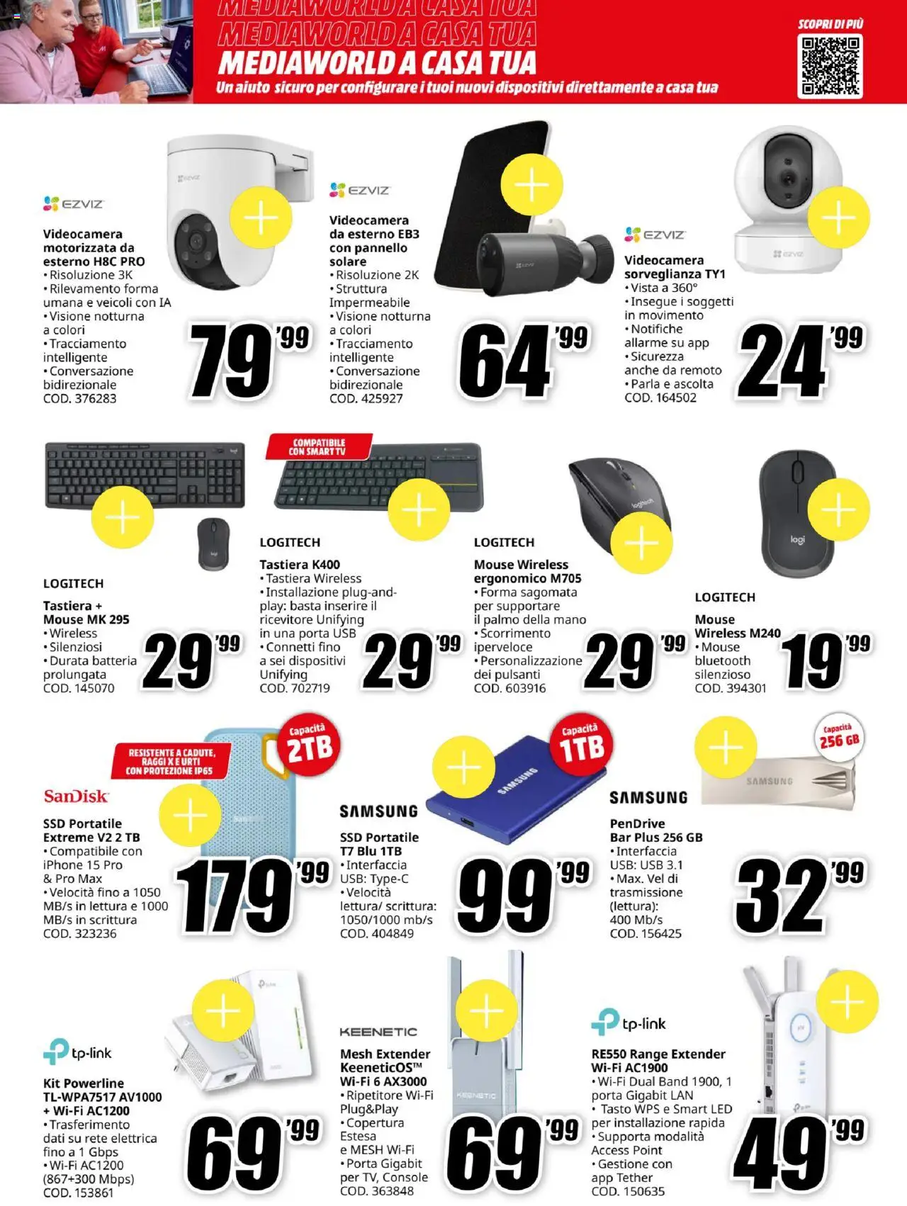 Volantino Media World del 11.08.2025 | Pagina: 17 | Prodotti: Iphone, Mouse, TV, Videocamera