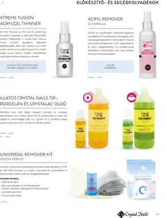 Crystal Nails 2026/27 Nagykatalógus - amely érvényes a következő dátumtól: 09.03.2026 | Oldal: 73 | Termékek: Glicerin, Zöld tea, Aloe vera, Tea