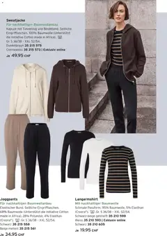 Tchibo Aktionen ab 27.01.2026 gültig | Seite: 16 | Produkte: Sweatjacke, Langarmshirt