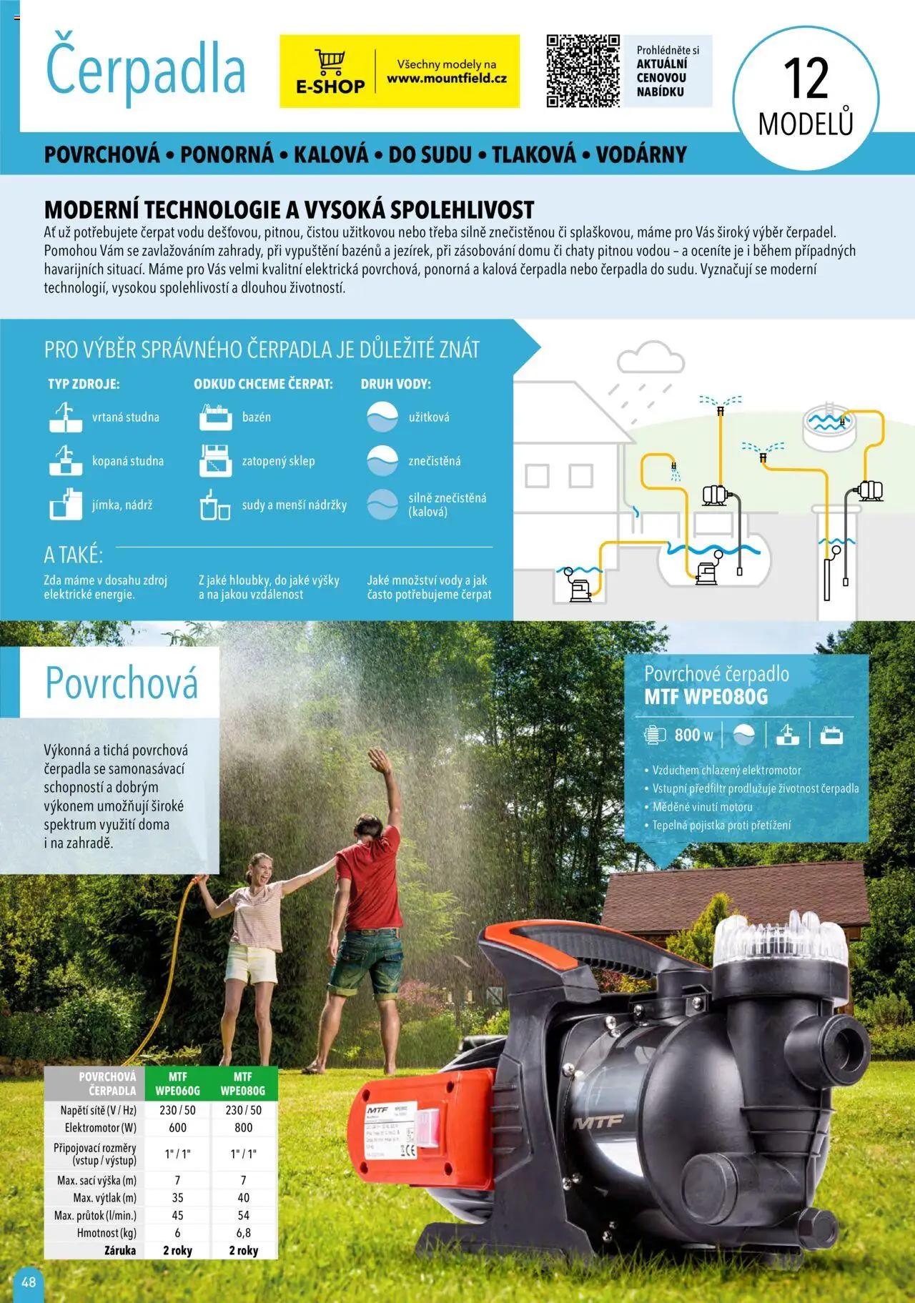 Mountfield katalog 2025 od 16.04.2025 | Strana: 48 | Produkty: Bazén, Modely, Čerpadlo
