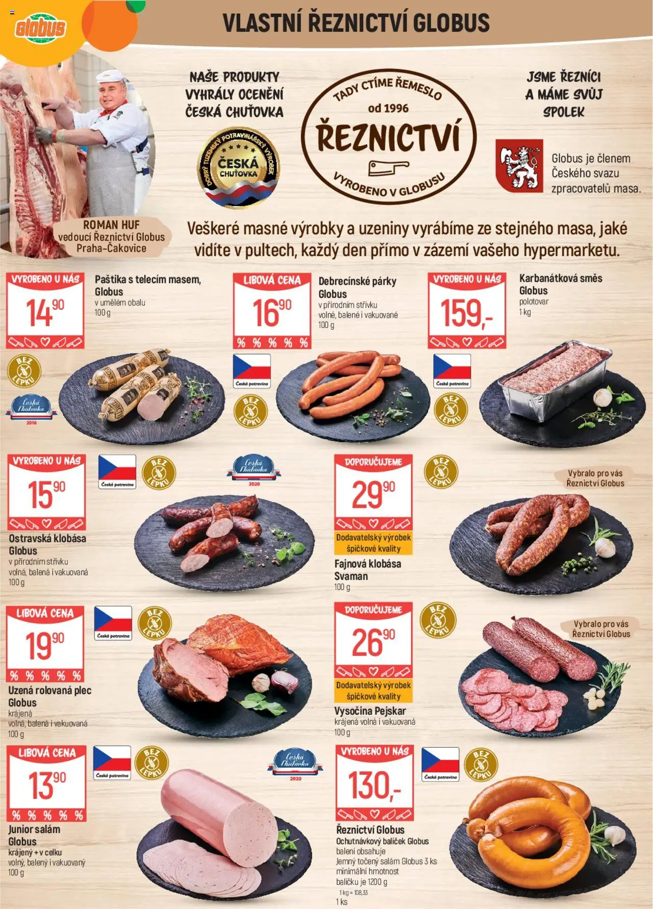 Globus leták od 18.06.2025 | Strana: 5 | Produkty: Salám, Klobása, Vysočina, Paštika