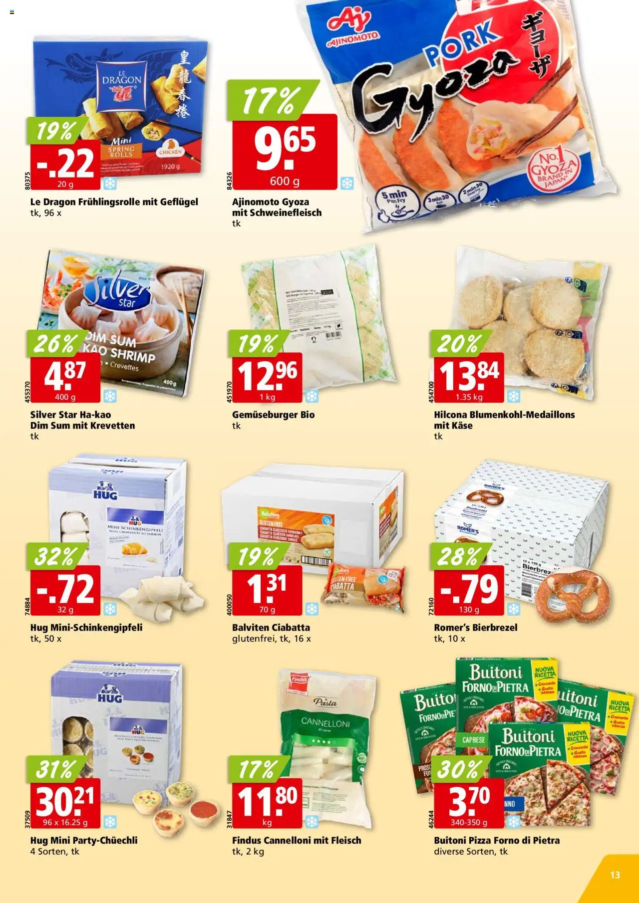 Aligro Aktionen ab 11.08.2025 | Seite: 13 | Produkte: Käse, Pizza, Schweinefleisch, Pasta