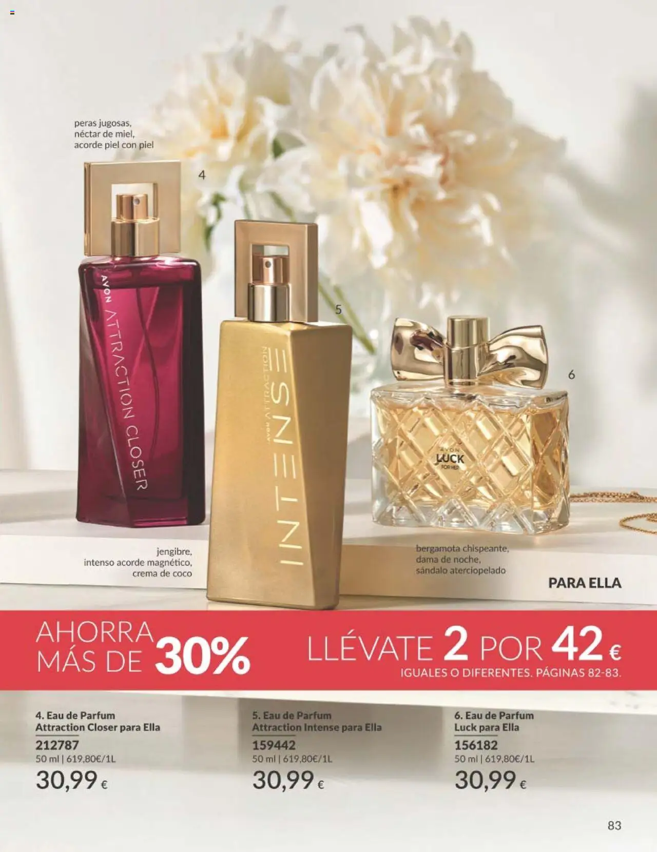 Catálogo AVON campaña 7 │ válido desde el 01.07.2025 | Página: 83 | Productos: Perfume, Crema, Eau de parfum, Néctar
