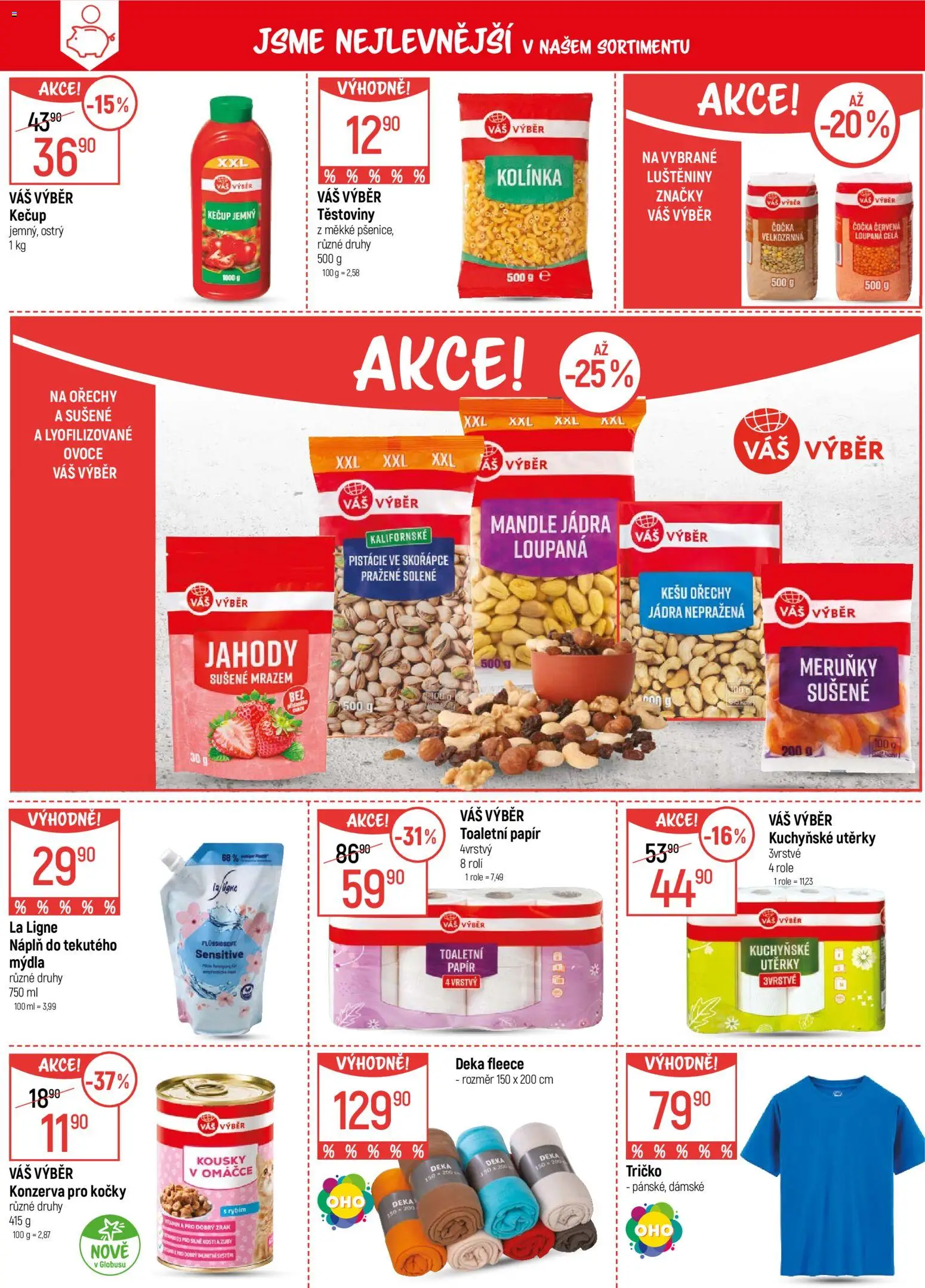 Globus leták - Praha Zličín od 03.12.2025 | Strana: 4 | Produkty: Pistácie, Ořechy, Toaletní papír, Mandle