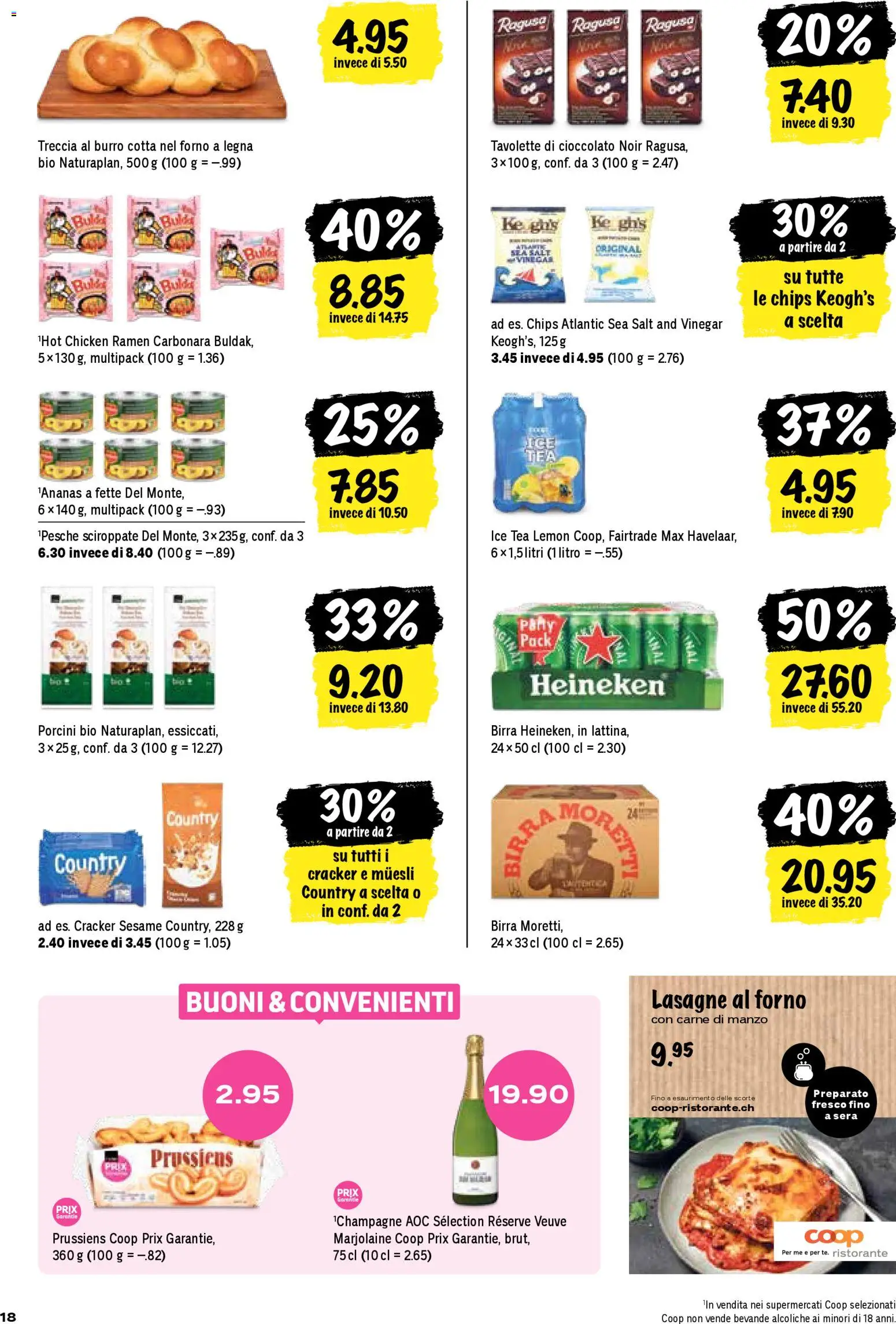Coop - Una settimana di azioni – gültig ab 12.02.2026 | Seite: 18 | Produkte: Butter, Chips