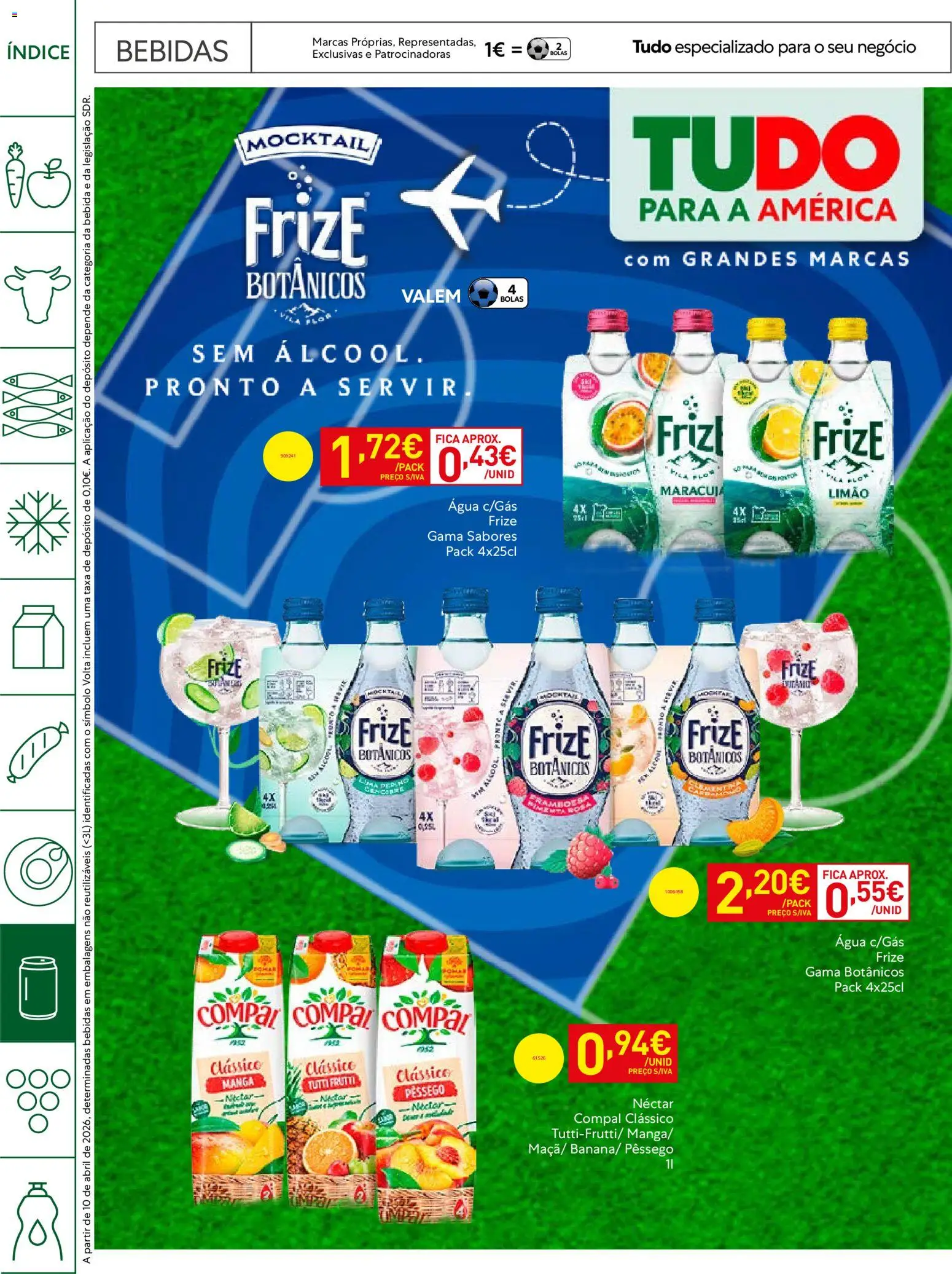 Recheio Horeca │ válido de 14.04.2026 | Página: 22 | Produtos: Agua, Bebida