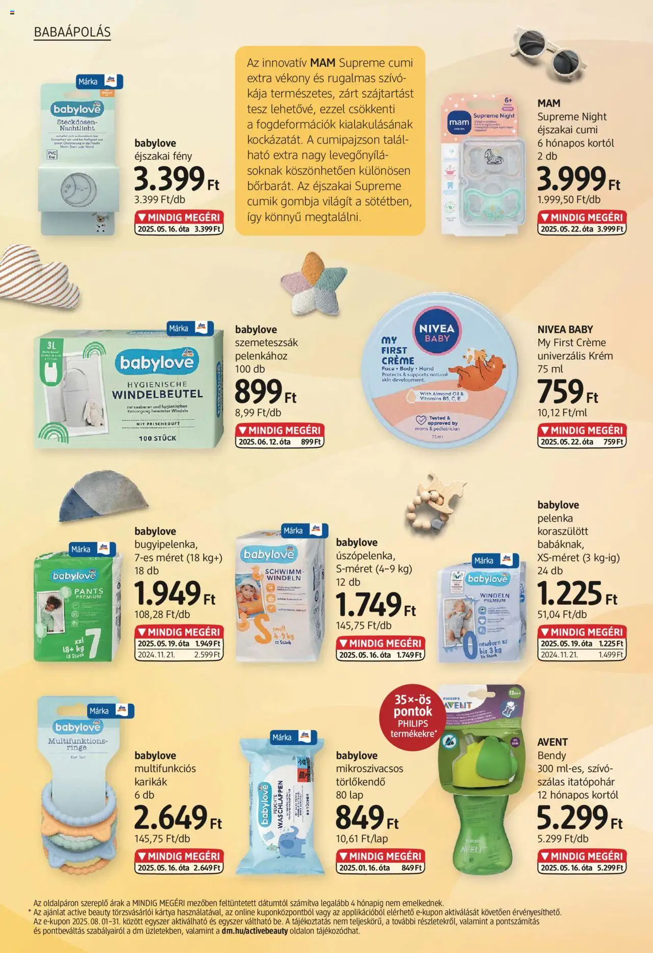 DM Drogerie Markt akciós ujság - amely érvényes a következő dátumtól: 31.07.2025 | Oldal: 14 | Termékek: Szemeteszsák, Törlőkendő, Pelenka, Hal