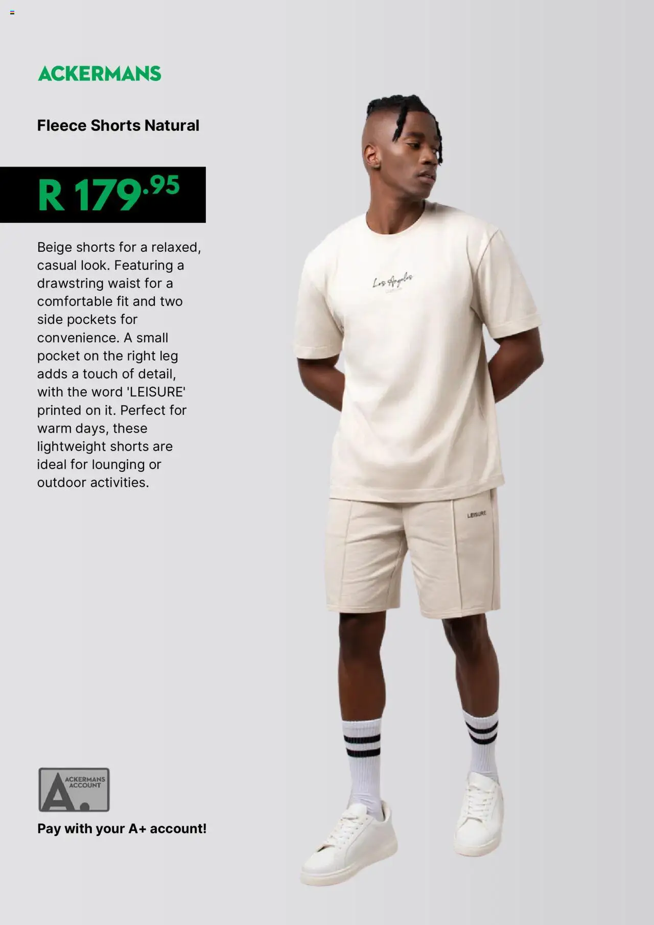 New Ackermans catalogue – valid from 20.10.2025 | Page: 9 | Products: Shorts