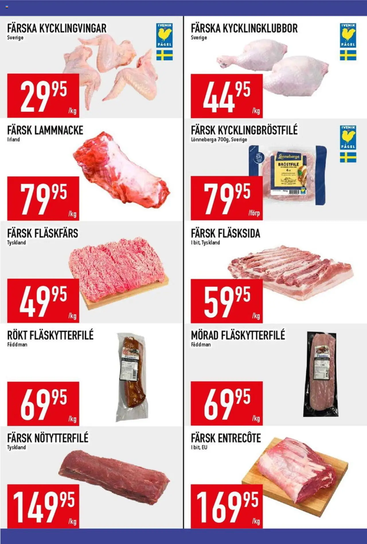 Matdax reklamblad aktuell från 11.08.2025 | Sida: 12 | Produkter: Entrecote, Fläskytterfilé
