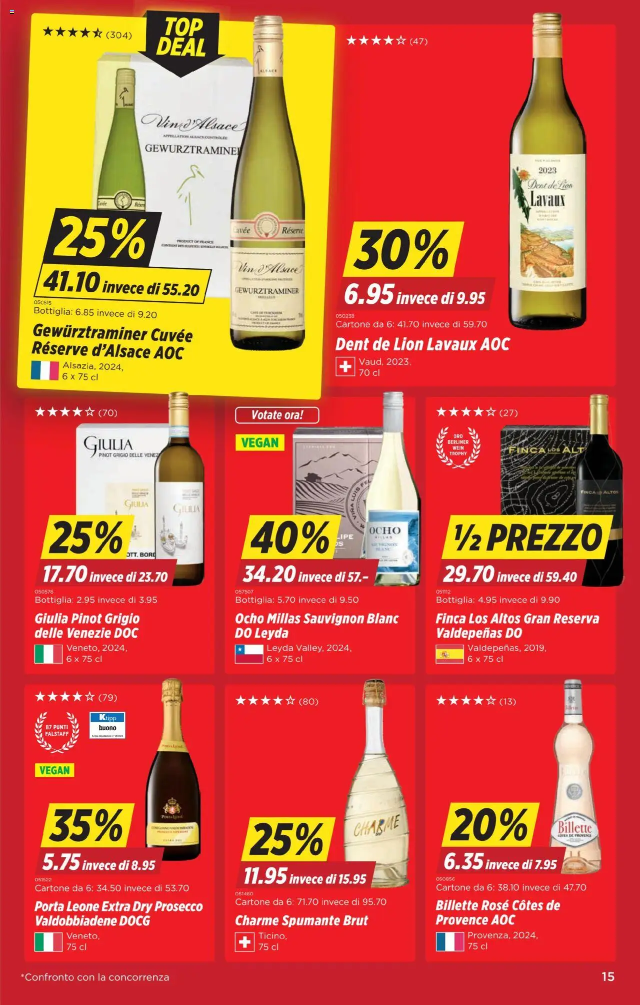 Denner Aktionen IT ab 19.08.2025 | Seite: 15 | Produkte: Wein