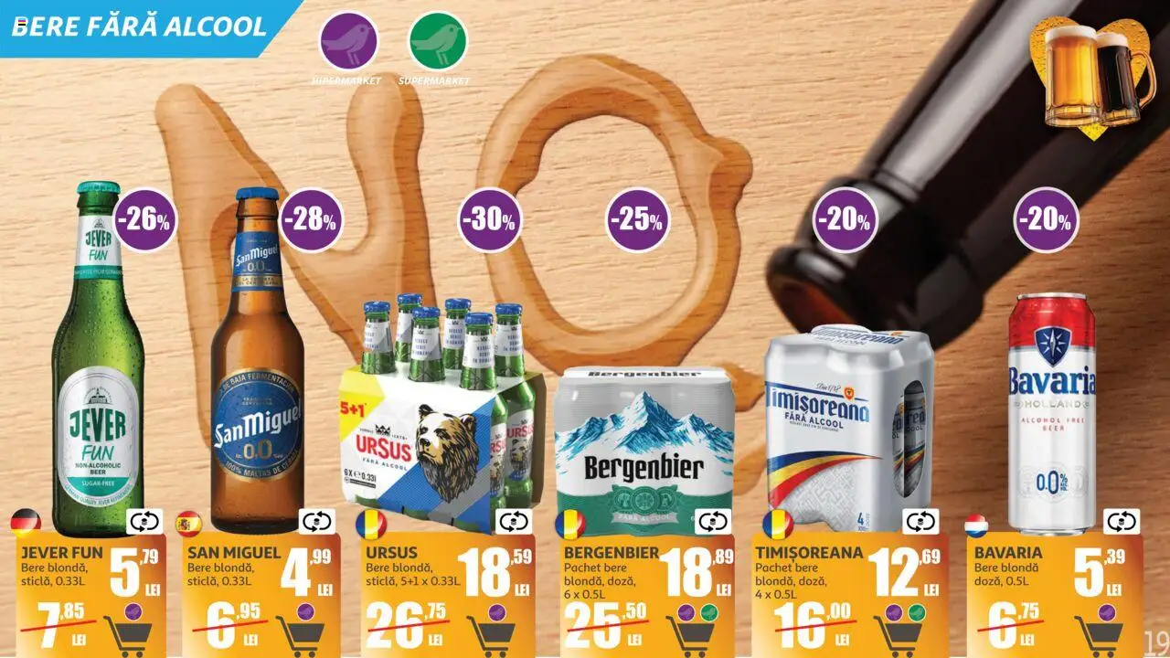 Auchan catalog - Marelui Târg de Bere – valabil de la 11.06.2025 | Pagină: 19 | Produse: Bere, Plastik Kulübe
