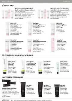 Mary Kay Katalog ab 15.04.2026 gültig | Seite: 26 | Produkte: Toner, Creme, Maske, Peeling