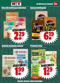 Dirk folder week 49 - Voorbeeld van een folder van Dirk, geldig van 03.12.2025 | Pagina: 31 | Producten: Koffiepads, Muesli, Pads, Fruit