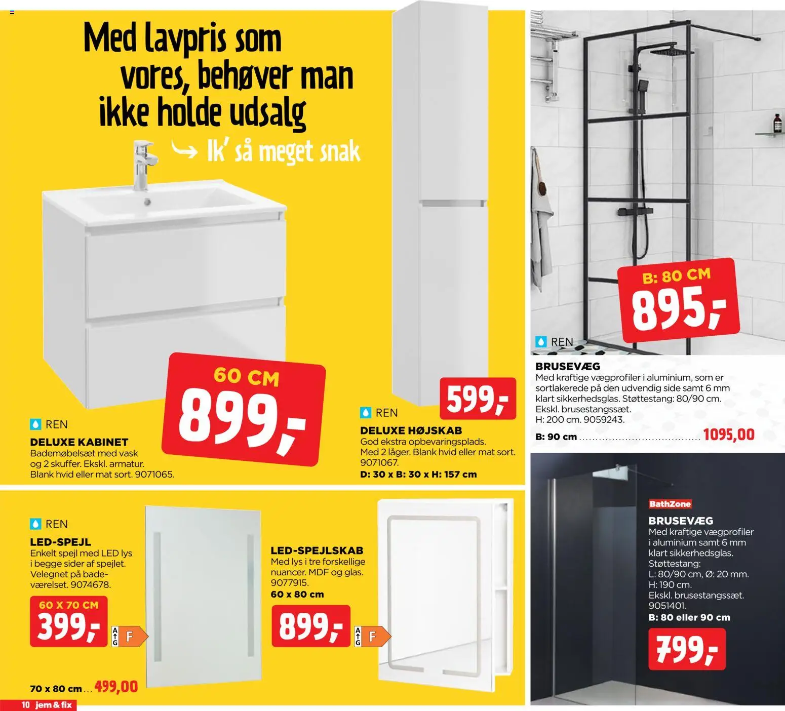 Jem & fix tilbudsavis – gyldig fra 11.01.2026 | Side: 10 | Produkter: Spejl, Søm