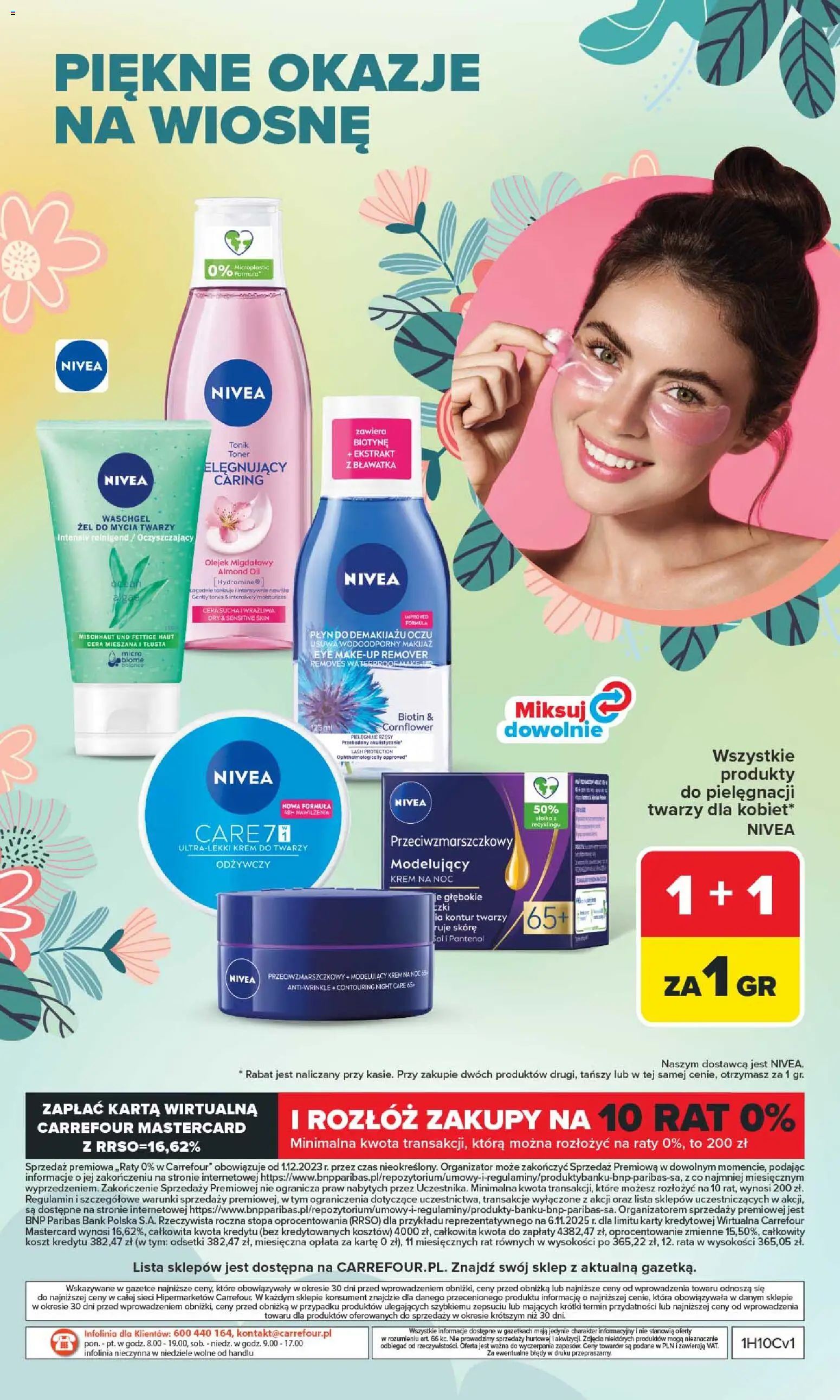 Carrefour gazetka - Wiosna Inspiruje od 02.03.2026 | Strona: 32 | Produkty: Makijaż, Płyn do demakijażu, Płyn do demakijażu oczu, Tonik
