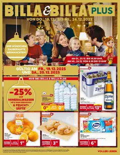 Billa Flugblatt - Grieskirchen, Wallern An Der Trattnach, Ansfelden ab 18.12.2025 gültig