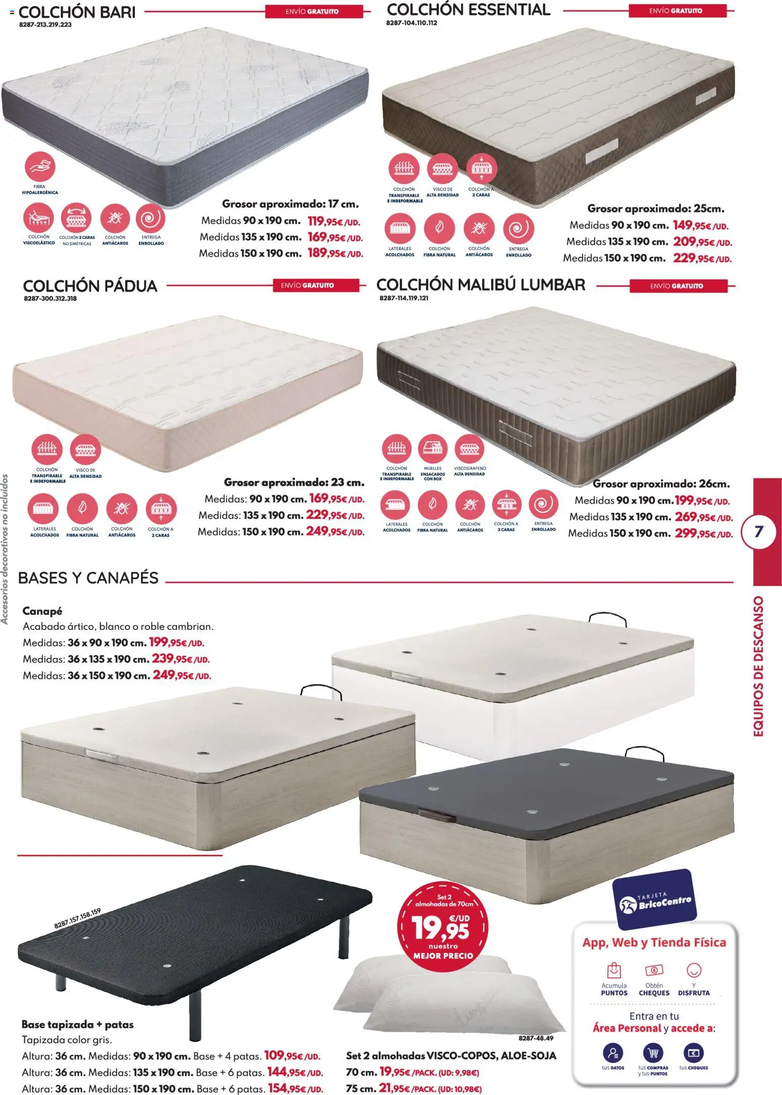 BricoCentro folleto │ válido desde el 23.03.2026 | Página: 7 | Productos: Colchon