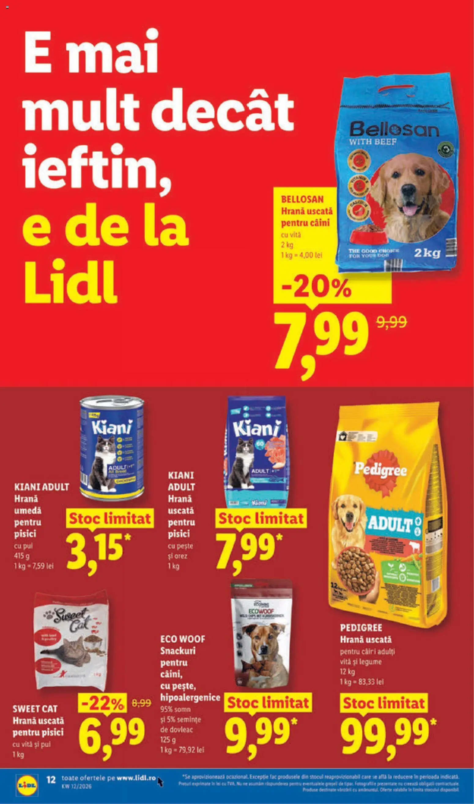 Noul catalog Lidl – valabil de la 16.03.2026 | Pagină: 12 | Produse: Dovleac, Hacıyatmaz Kedi Oyuncağı, Semințe, Orez