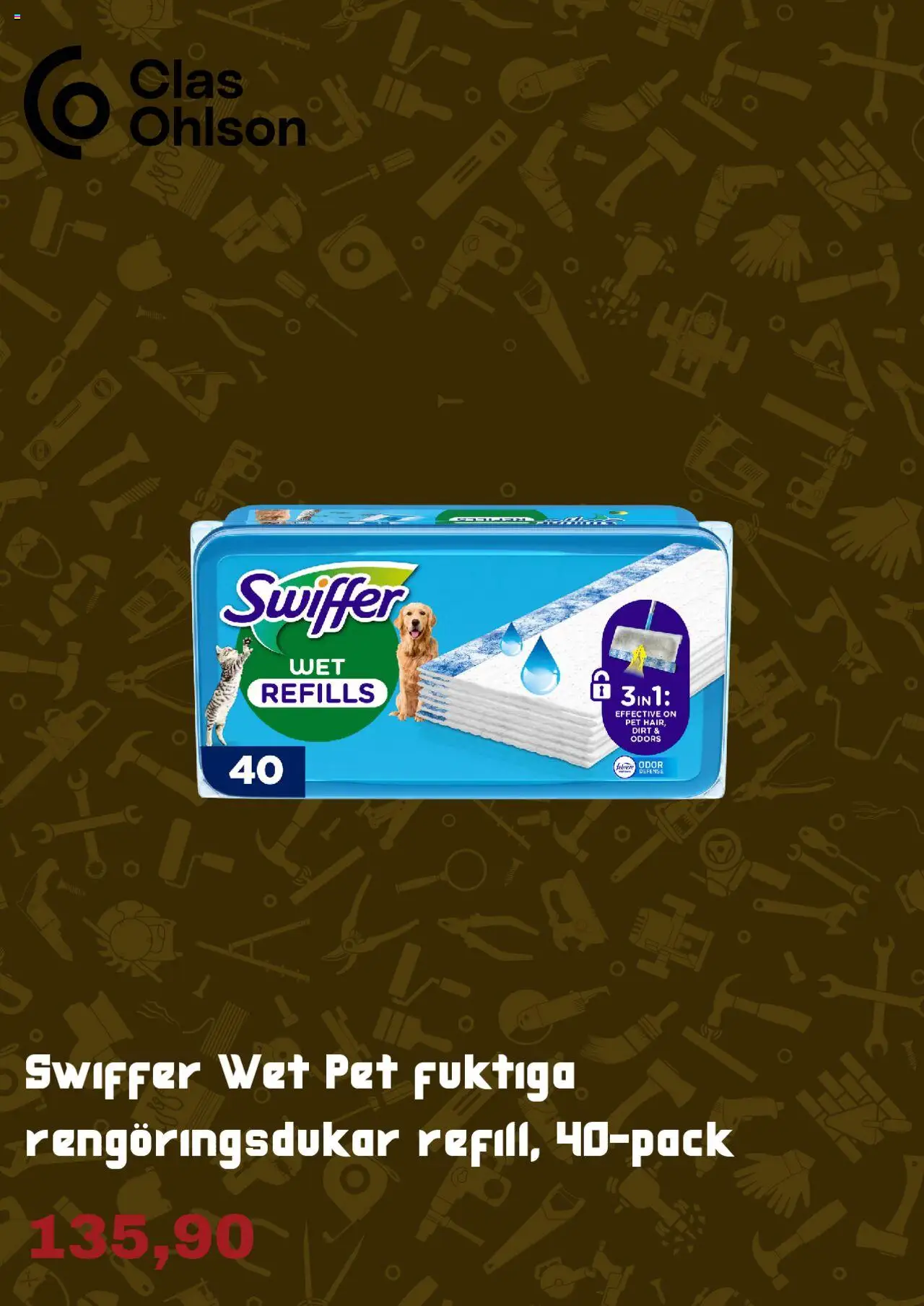 Clas Ohlson reklamblad aktuell från 01.09.2025 | Sida: 6 | Produkter: Rengöringsdukar