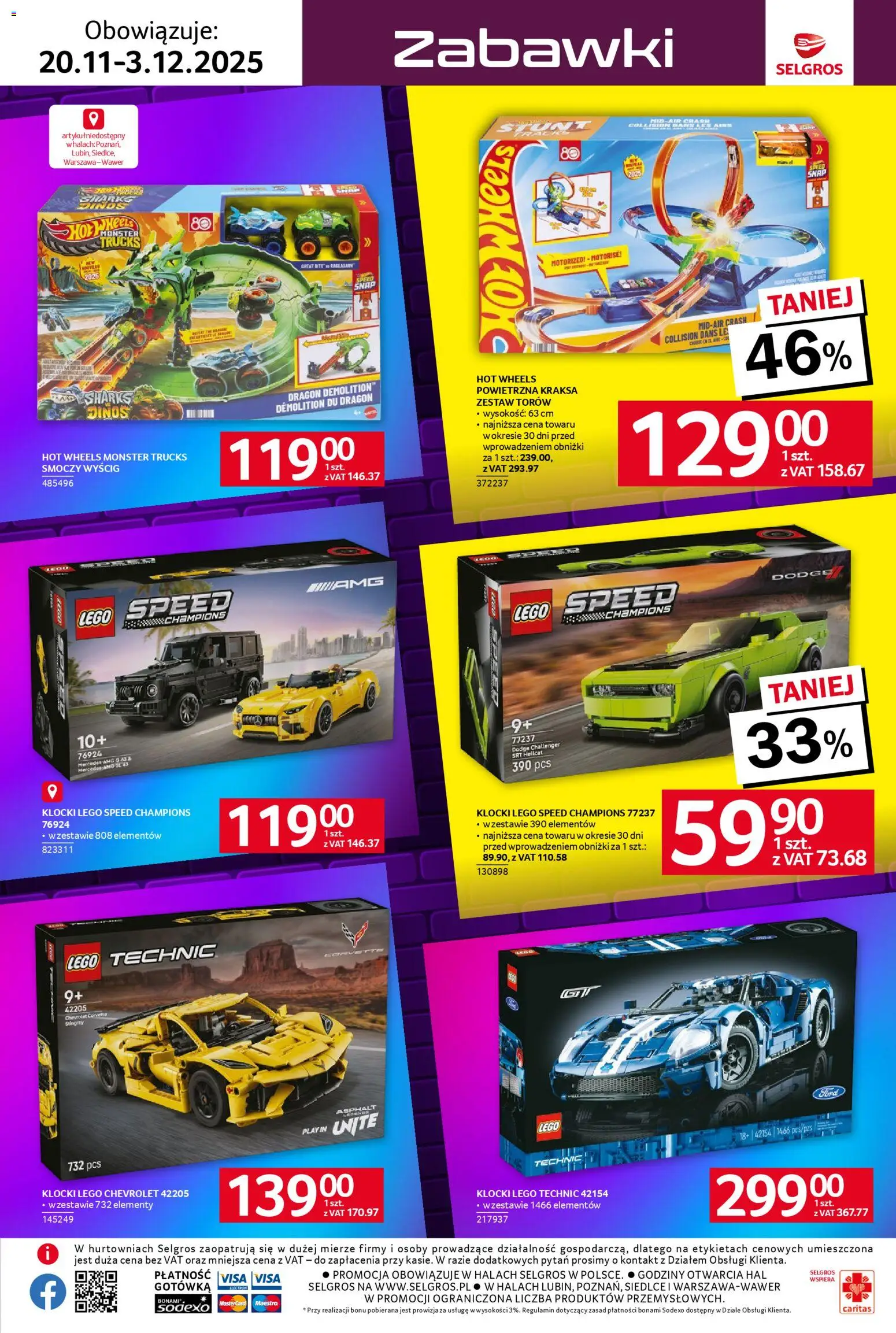 Selgros cash&carry Black Friday od 20.11.2025 | Strona: 2 | Produkty: Lego, Klocki Lego