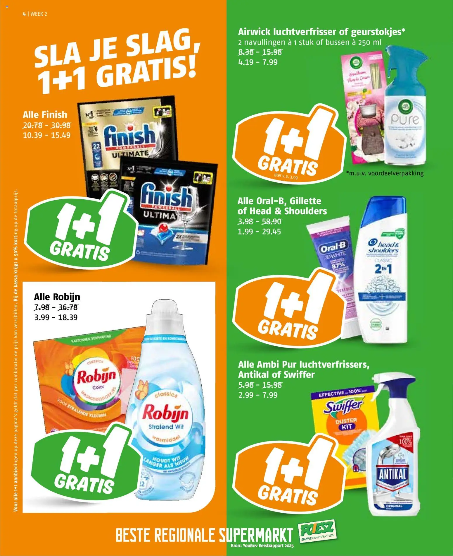 {H1} | Pagina: 4 | Producten: Sla, Robijn, Kan, Luchtverfrisser