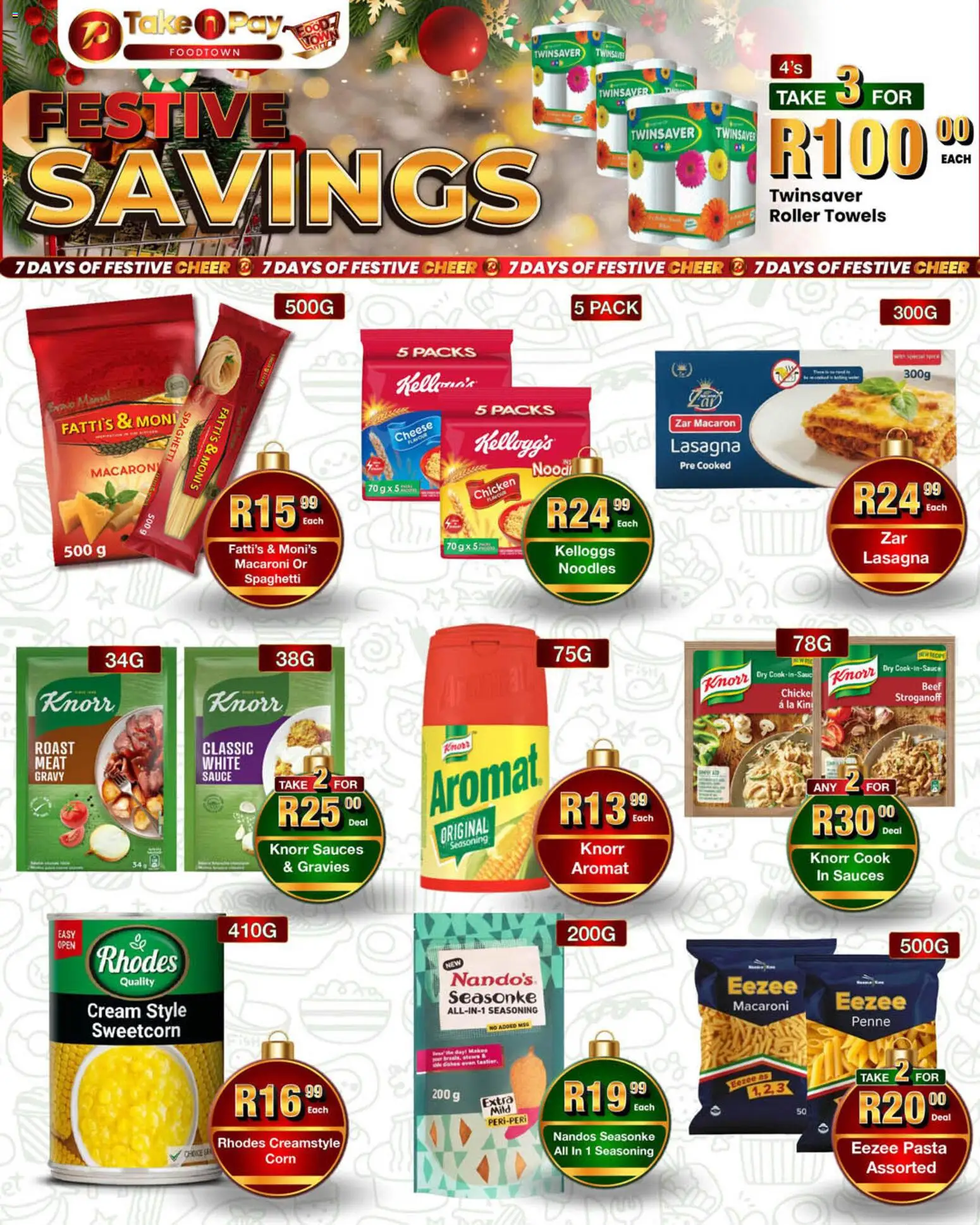 New Take n Pay catalogue – valid from 18.12.2025 | Page: 4 | Products: Cheese, Sauces, Cream, Sauce