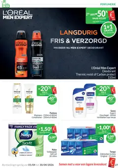 Intermarché -kaart - Voorbeeld van een folder van Intermarché, geldig van 01.04.2026 | Pagina: 27 | Producten: Conditioner, Kaart, Douchegel, Antitranspirant