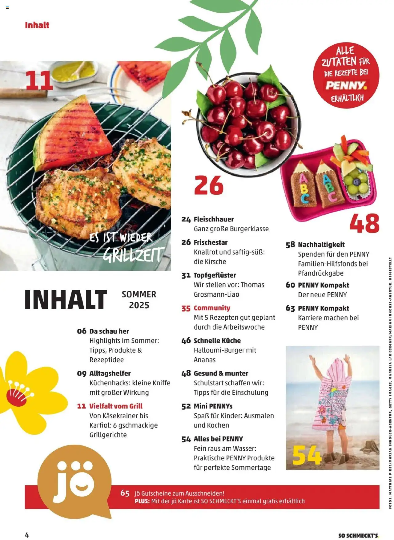 Penny Markt So Schmeckt's - Sommer 2025 gültig ab 01.06.2025 | Seite: 4 | Produkte: Wasser, Grill, Ananas