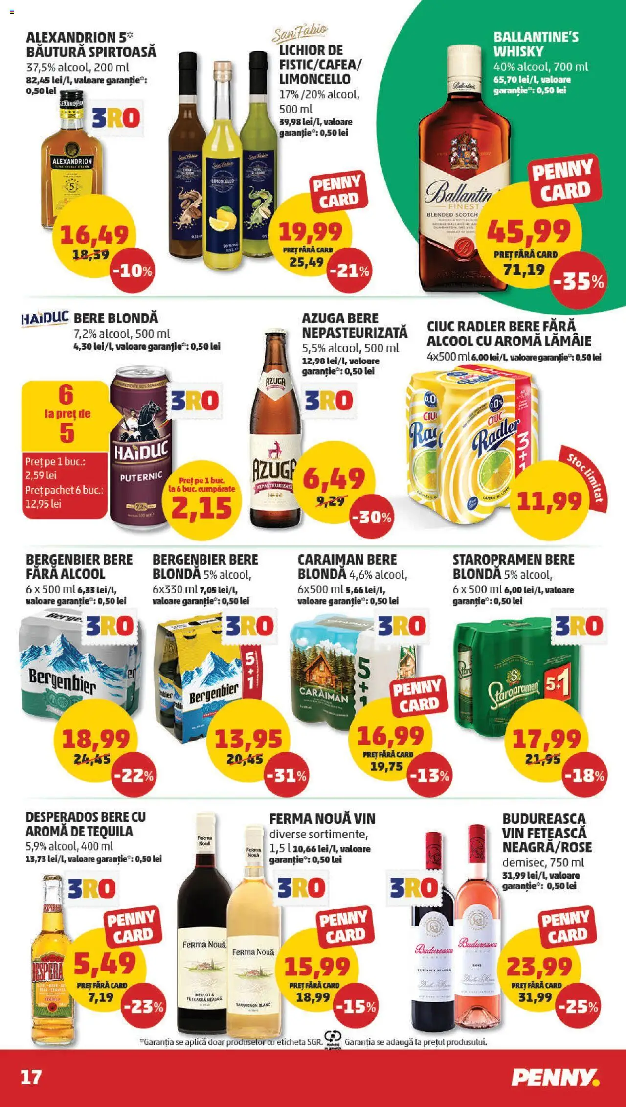 Catalog PENNY – valabil de la 27.08.2025 | Pagină: 17 | Produse: Eğitim çantaları, Vin, Bere, Plastik Kulübe