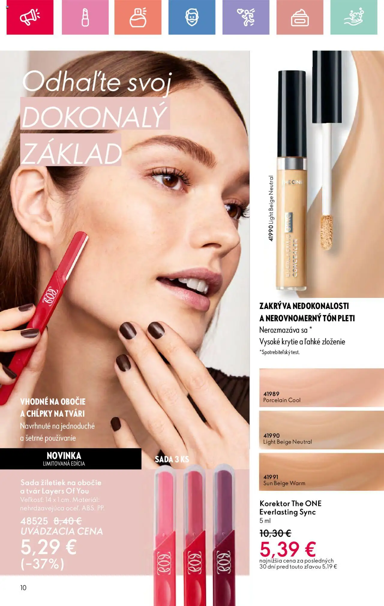 Katalóg Oriflame 12 2025 │ platný od 17.08.2025 | Strana: 10 | Produkty: Korektor