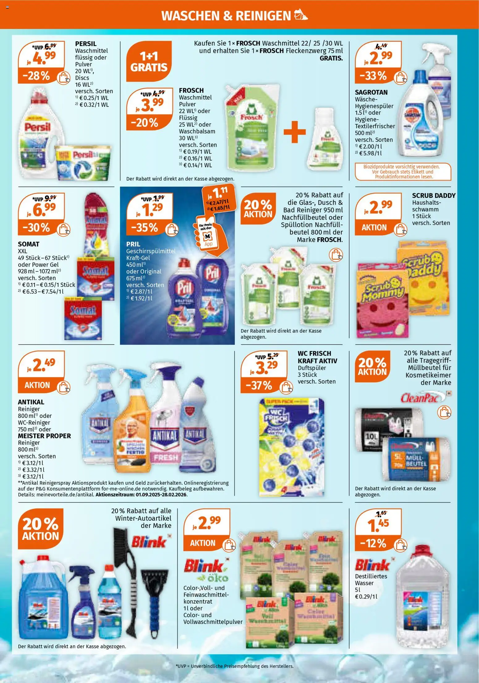 Müller Prospekt 	 – gültig ab 05.01.2026 | Seite: 9 | Produkte: Wasser, Waschmittel, Wc frisch, Persil