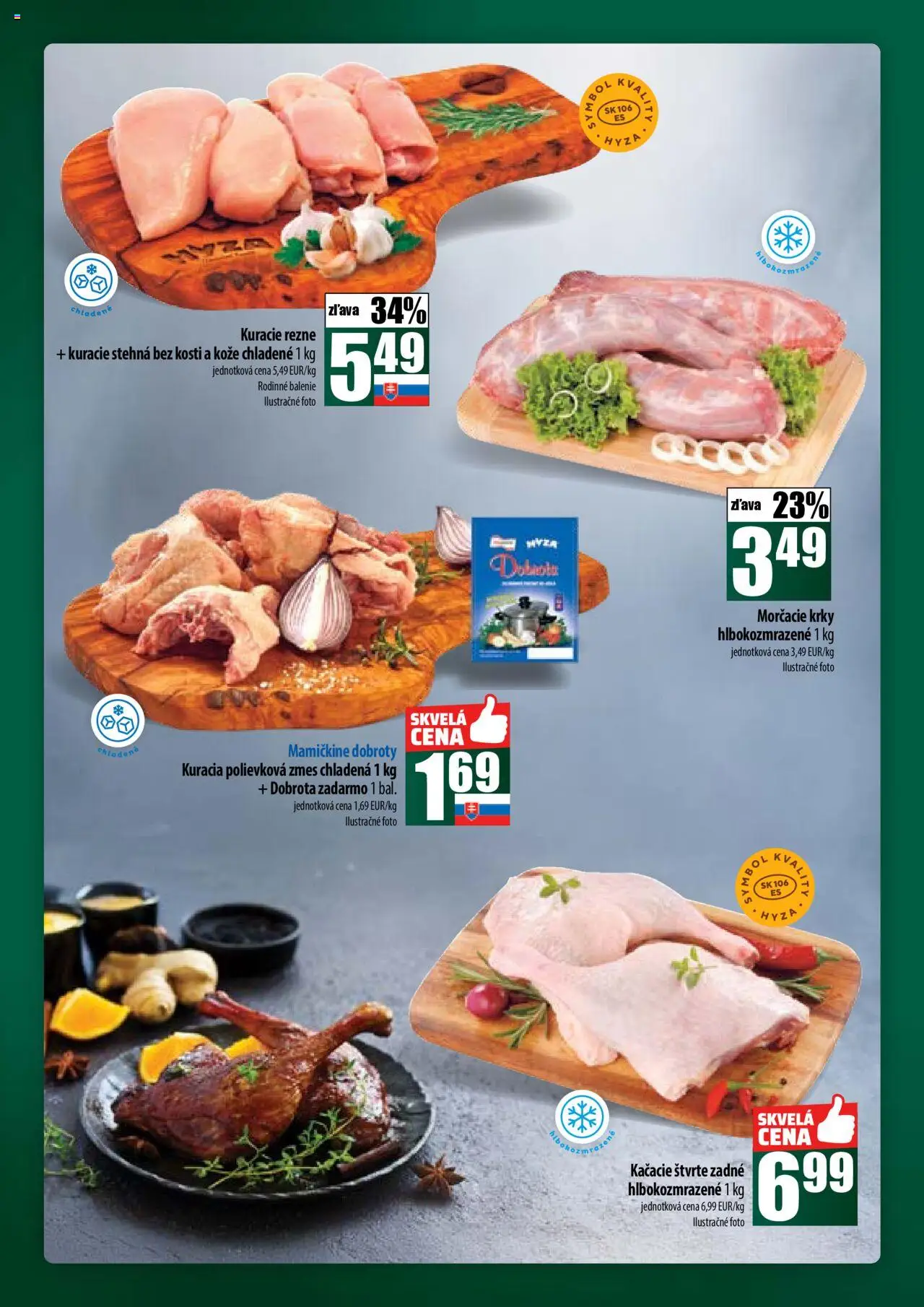 Nové COOP Jednota akcie – leták je platný od 09.10.2025 | Strana: 12 | Produkty: Kuracie rezne, Kuracie stehná