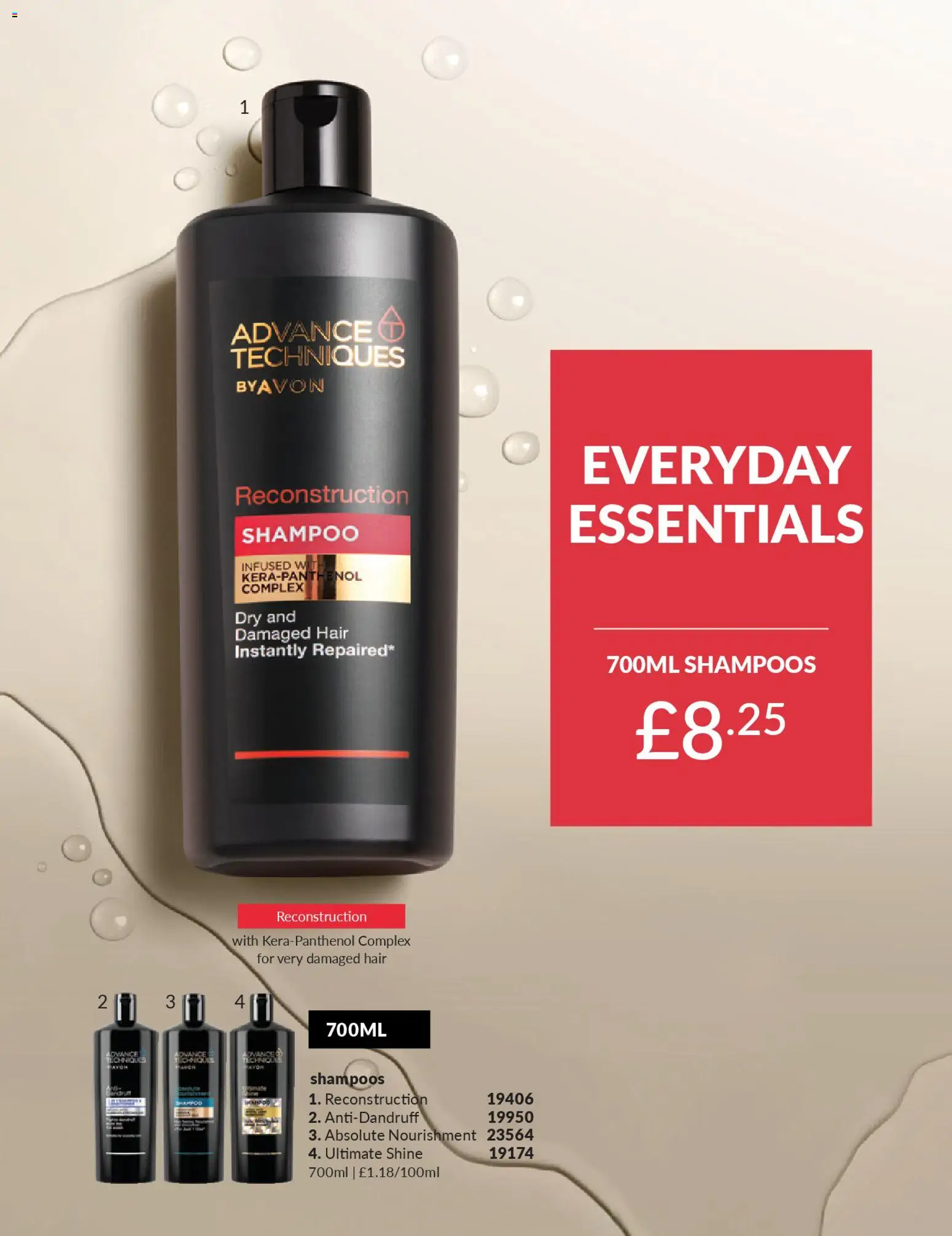 {H1} | Page: 172 | Products: Shampoo