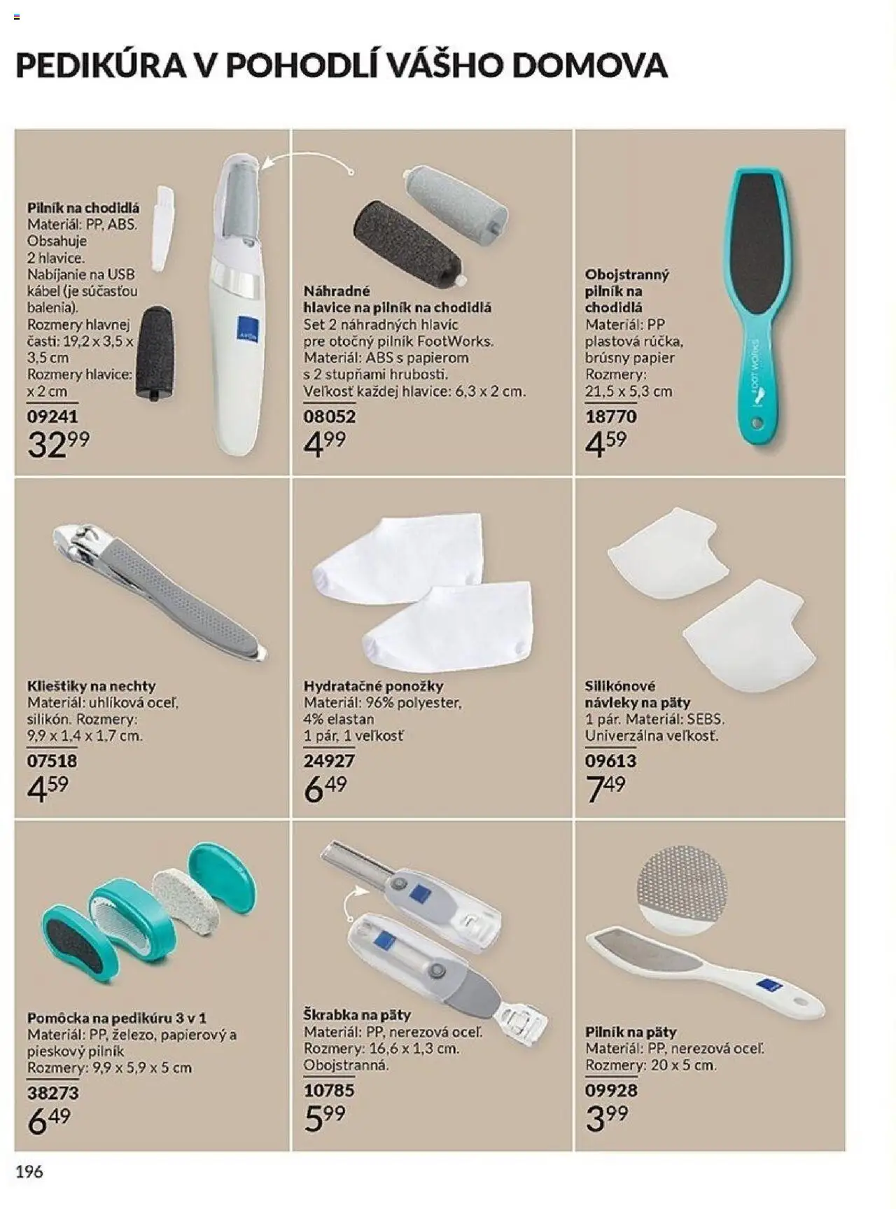 Nové Avon akcie – leták je platný od 01.10.2025 | Strana: 196 | Produkty: Ponožky, Kábel, USB