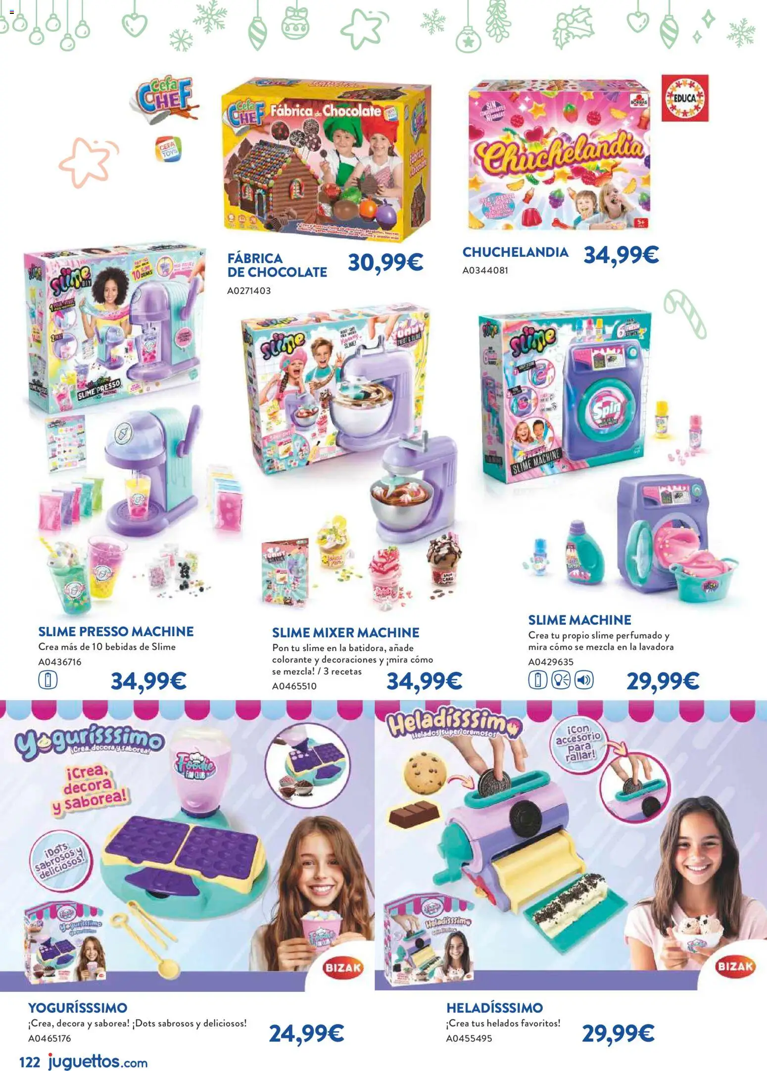 Juguettos catálogo Navidad │ válido desde el 27.10.2025 | Página: 122 | Productos: Chocolate, Lavadora