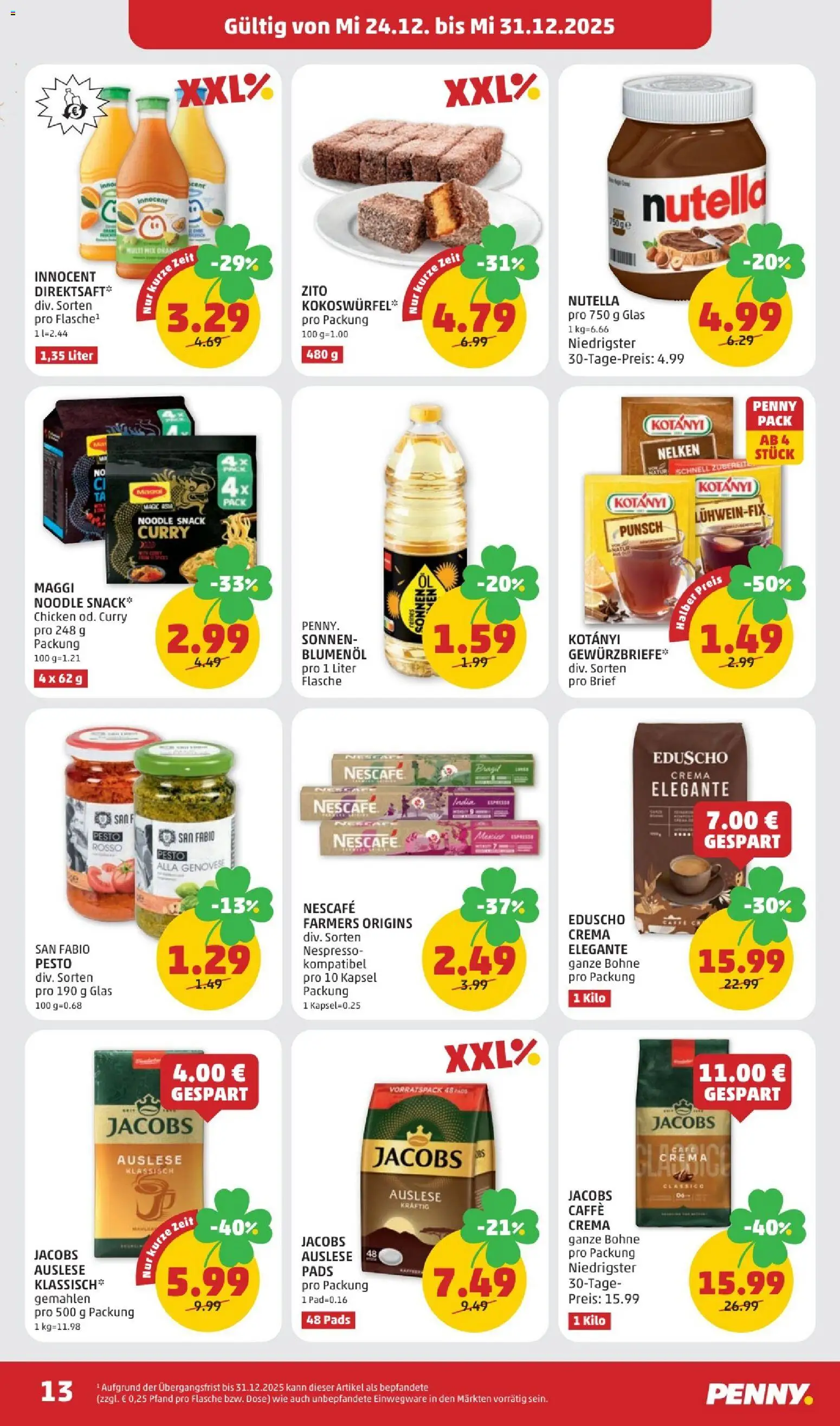 Penny Markt Flugblatt gültig ab 24.12.2025 | Seite: 13