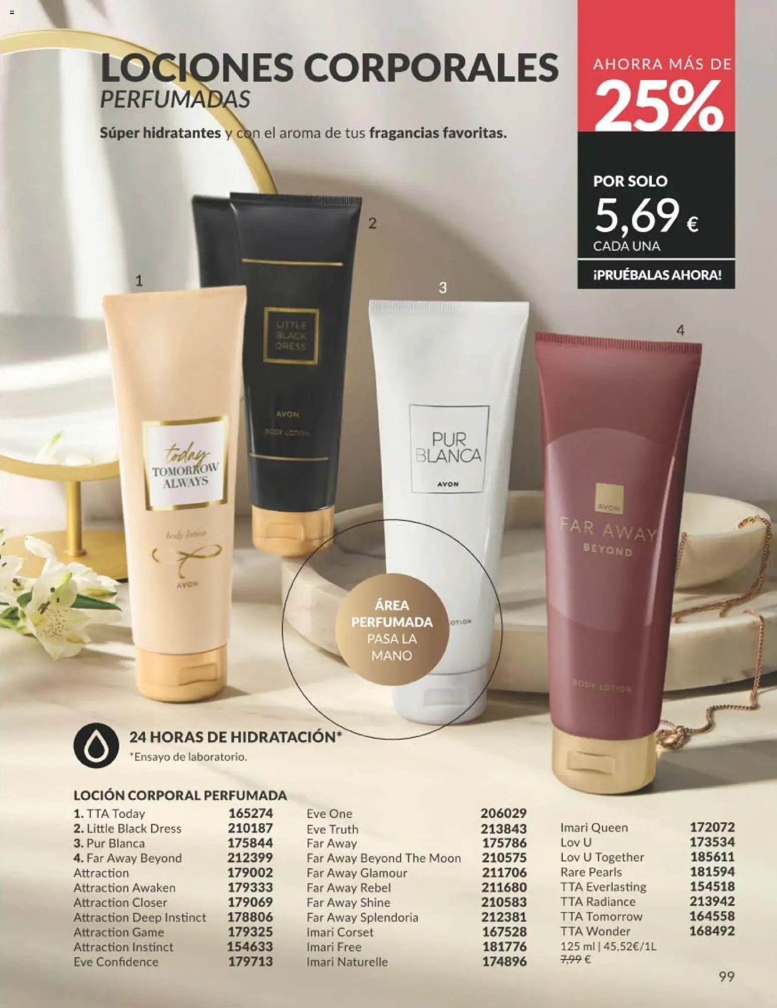 Catálogo AVON campaña 3 │ válido desde el 01.03.2026 | Página: 111 | Productos: Loción corporal, Body