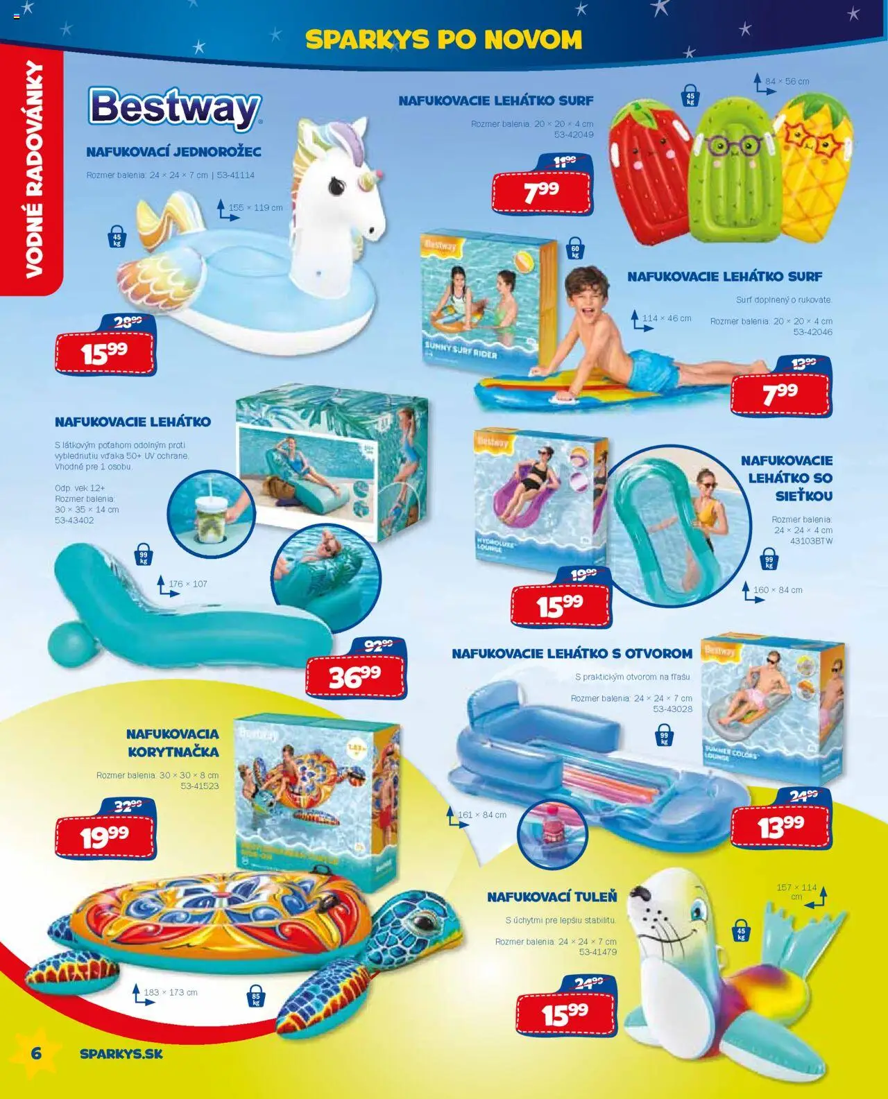 ALLTOYS letný katalóg │ platný od 26.06.2025 | Strana: 6 | Produkty: Lehátko