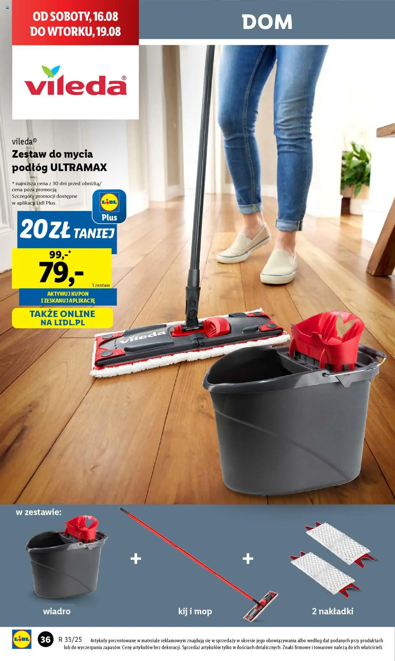Lidl Katalog od 11.08.2025 | Strona: 40 | Produkty: Vileda