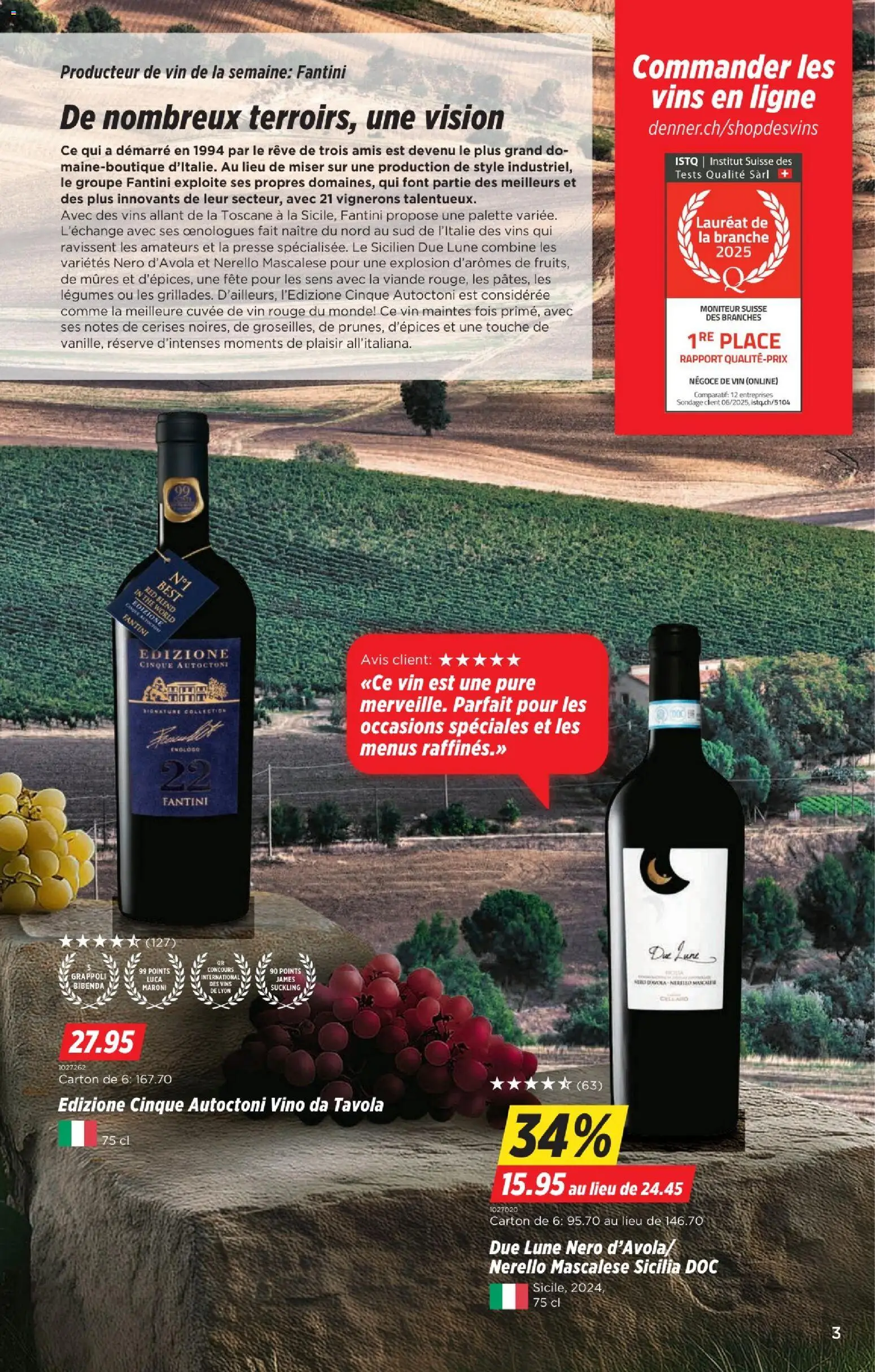 Denner aktionen FR – gültig ab 23.04.2026 | Seite: 3 | Produkte: Rouge, Presse