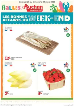 Auchan - Prévisualisation de Auchan - Les bons plans du week-end dans votre super valide à partir de 26.03.2026