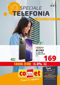 Anteprima del volantino Comet Telefonia catalogo valido a partire dal 23.01.2026